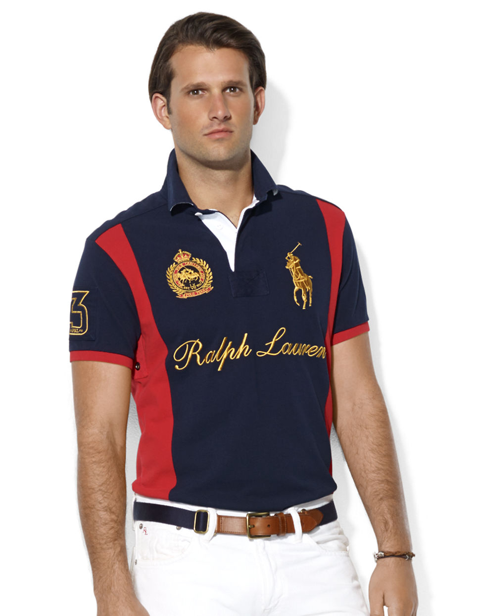  Polo  Ralph Lauren Polo  Rugby  Collar Mesh Shirt  in Blue for 