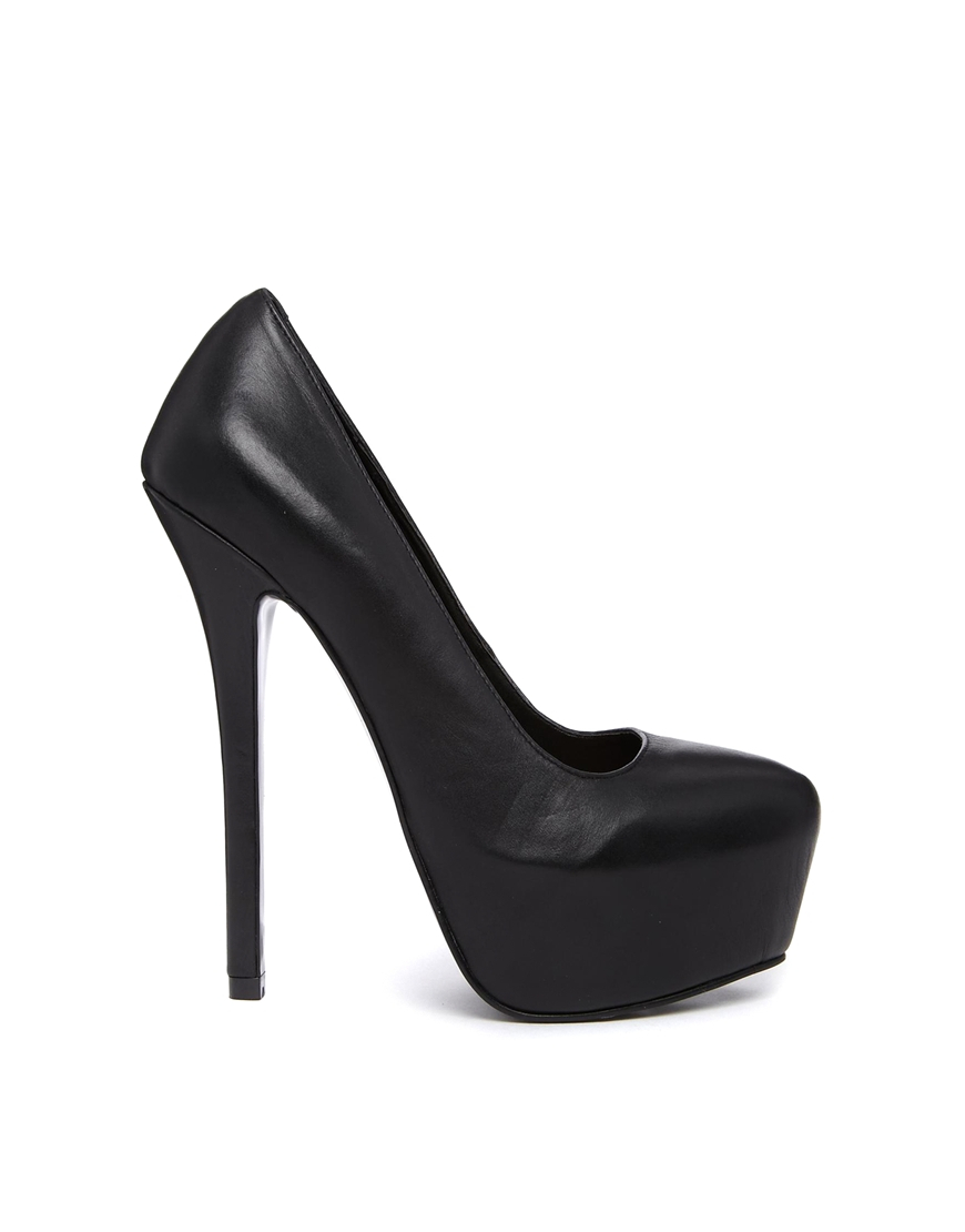 Lyst - Steve Madden Delirious Black Platform Shoes - Black in Black