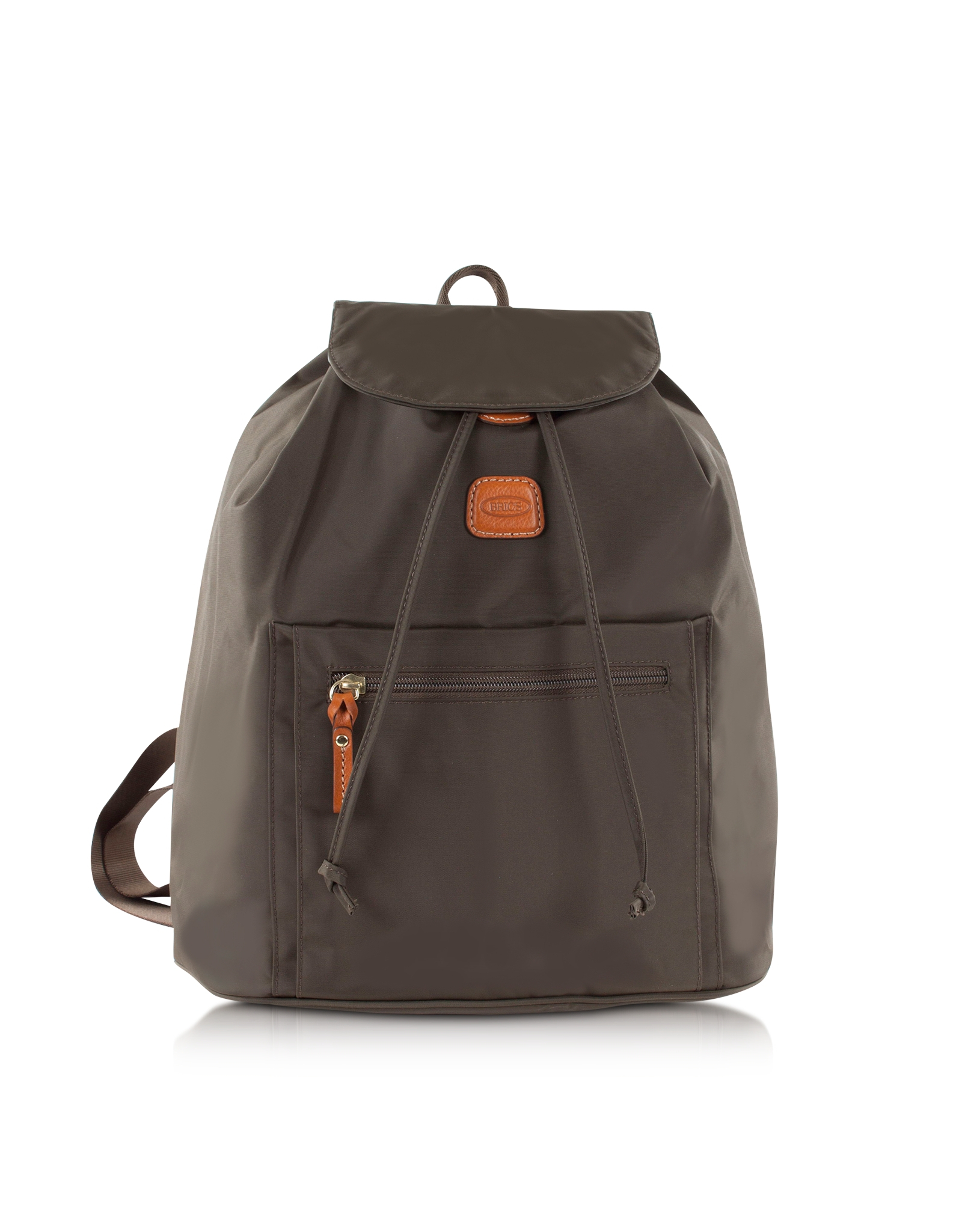 olive green nylon backpack