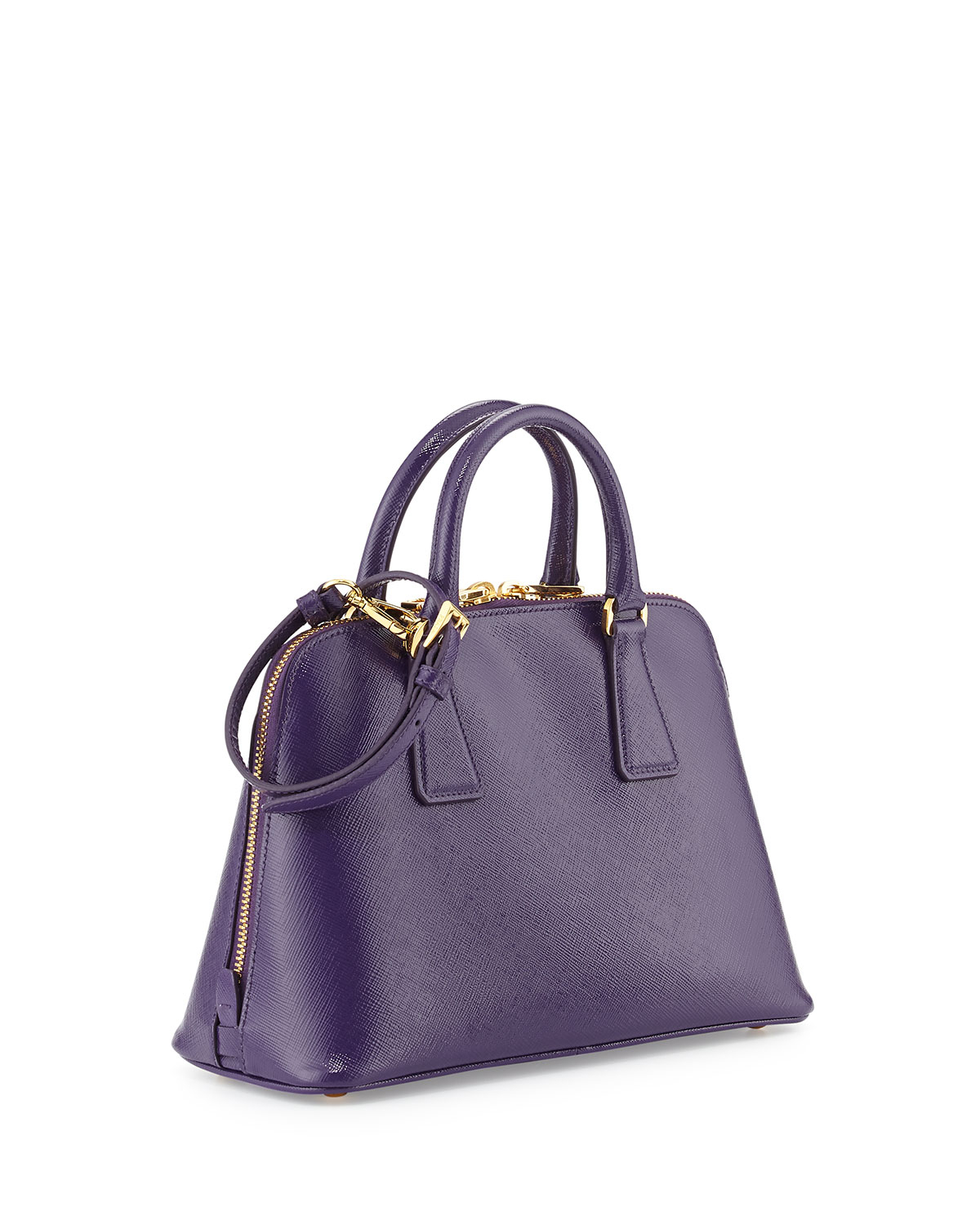 Lyst Prada Small Saffiano Promenade Bag In Purple Gallery