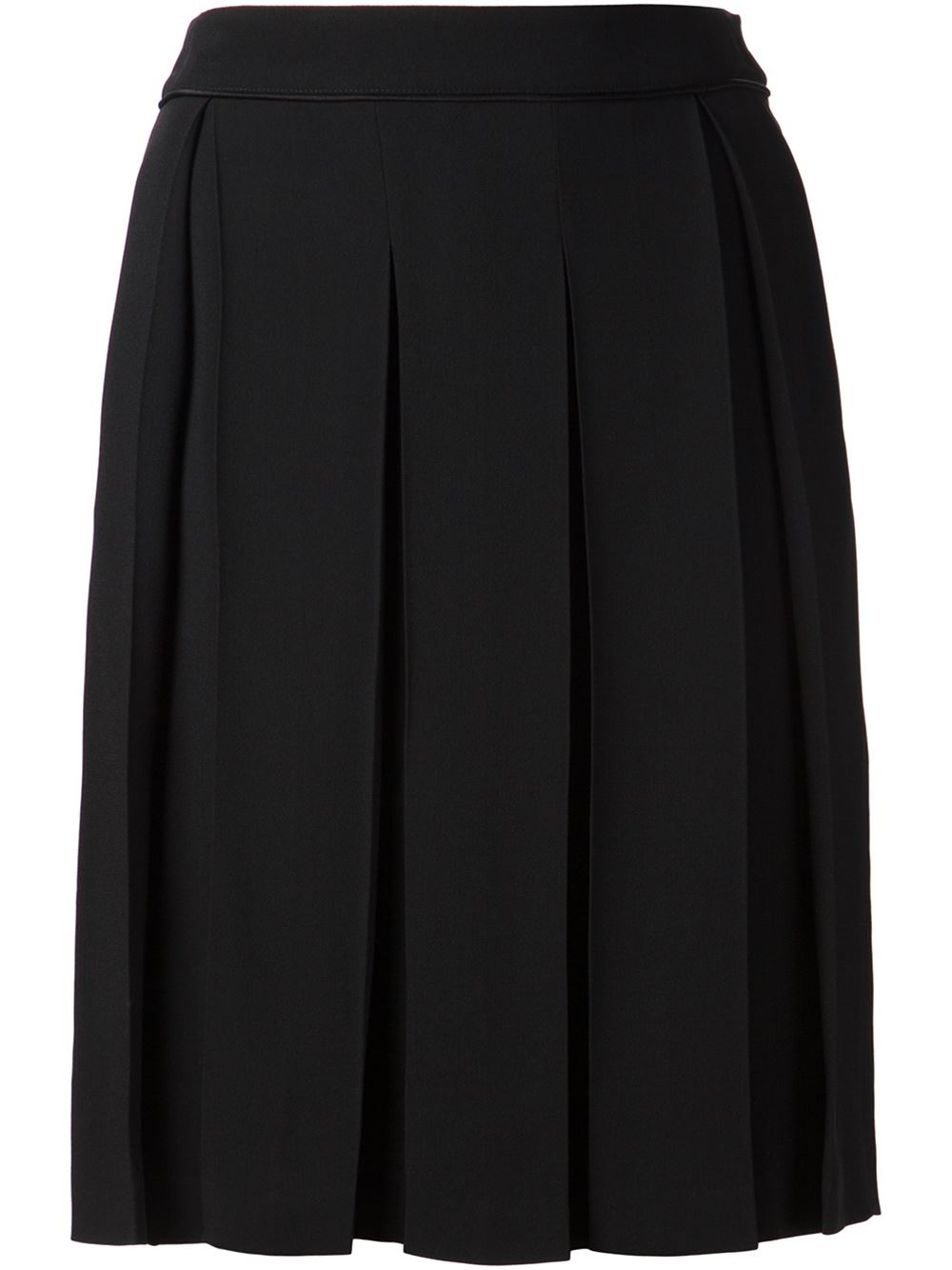 Chalayan Box Pleat Skirt in Black | Lyst