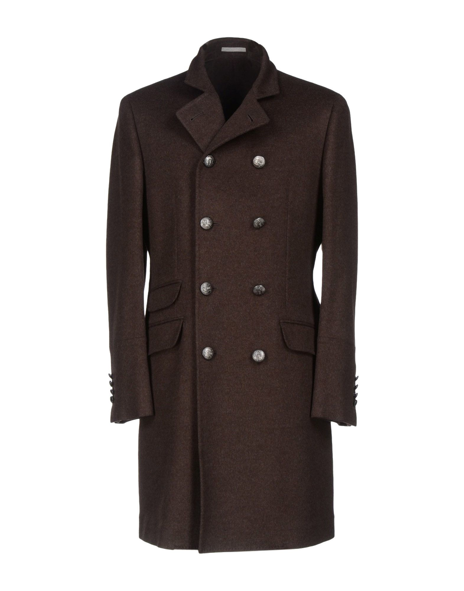 Lyst - Brunello Cucinelli Coat in Brown for Men