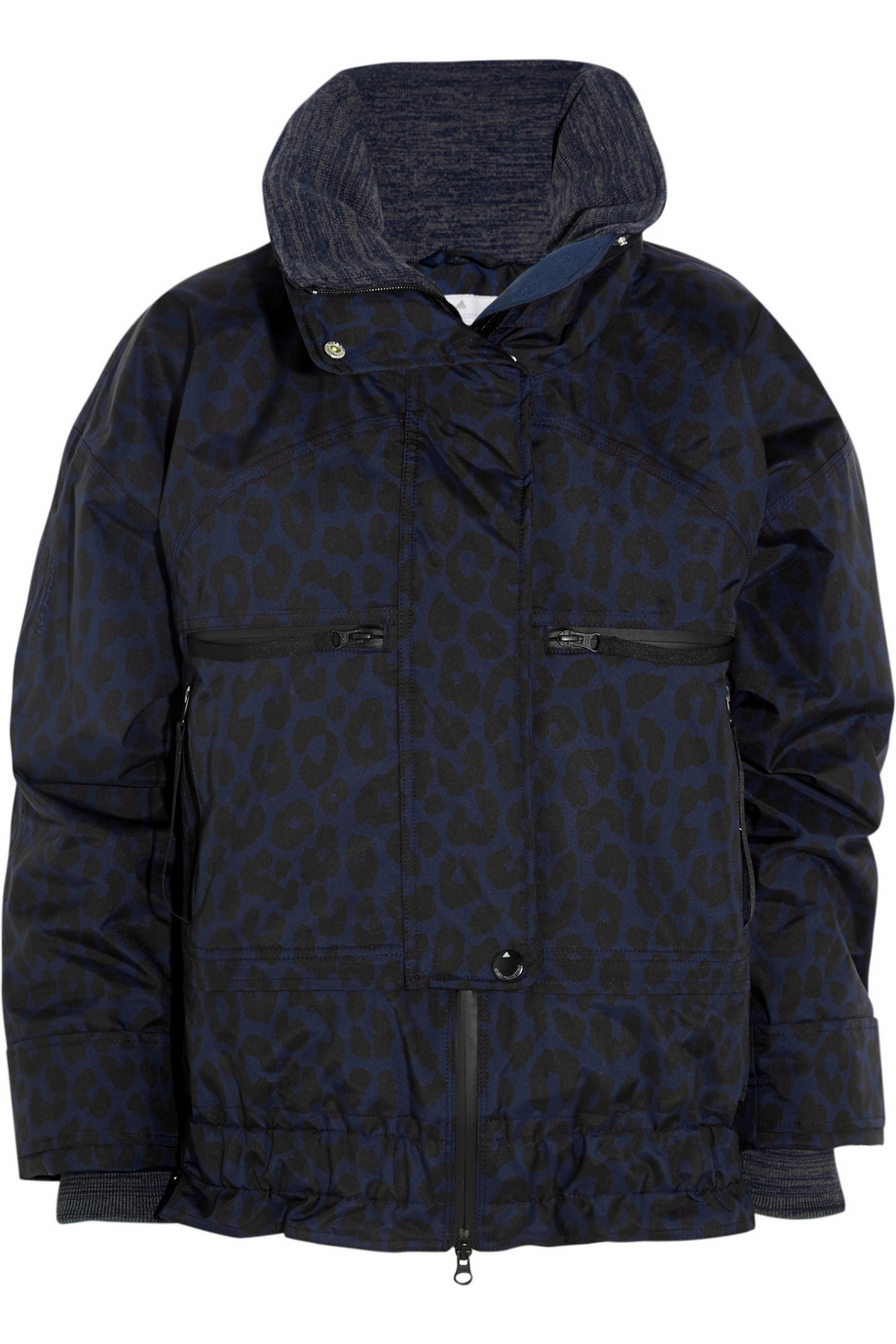 Lyst - Adidas By Stella Mccartney Ws Leopard-Print Climaproof® Storm ...