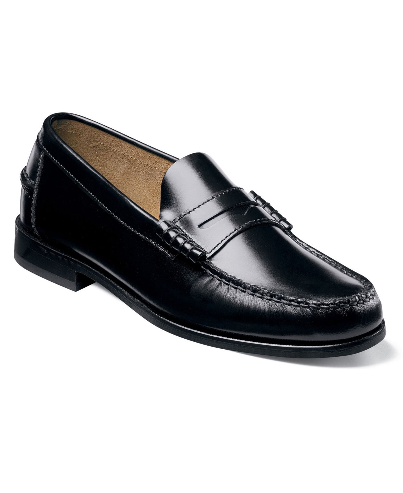 Florsheim Berkley Penny Loafers- Extended Widths Available in Black for ...