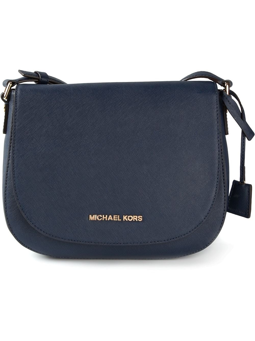 Lyst Michael Michael Kors Hamilton Messenger Bag in Blue