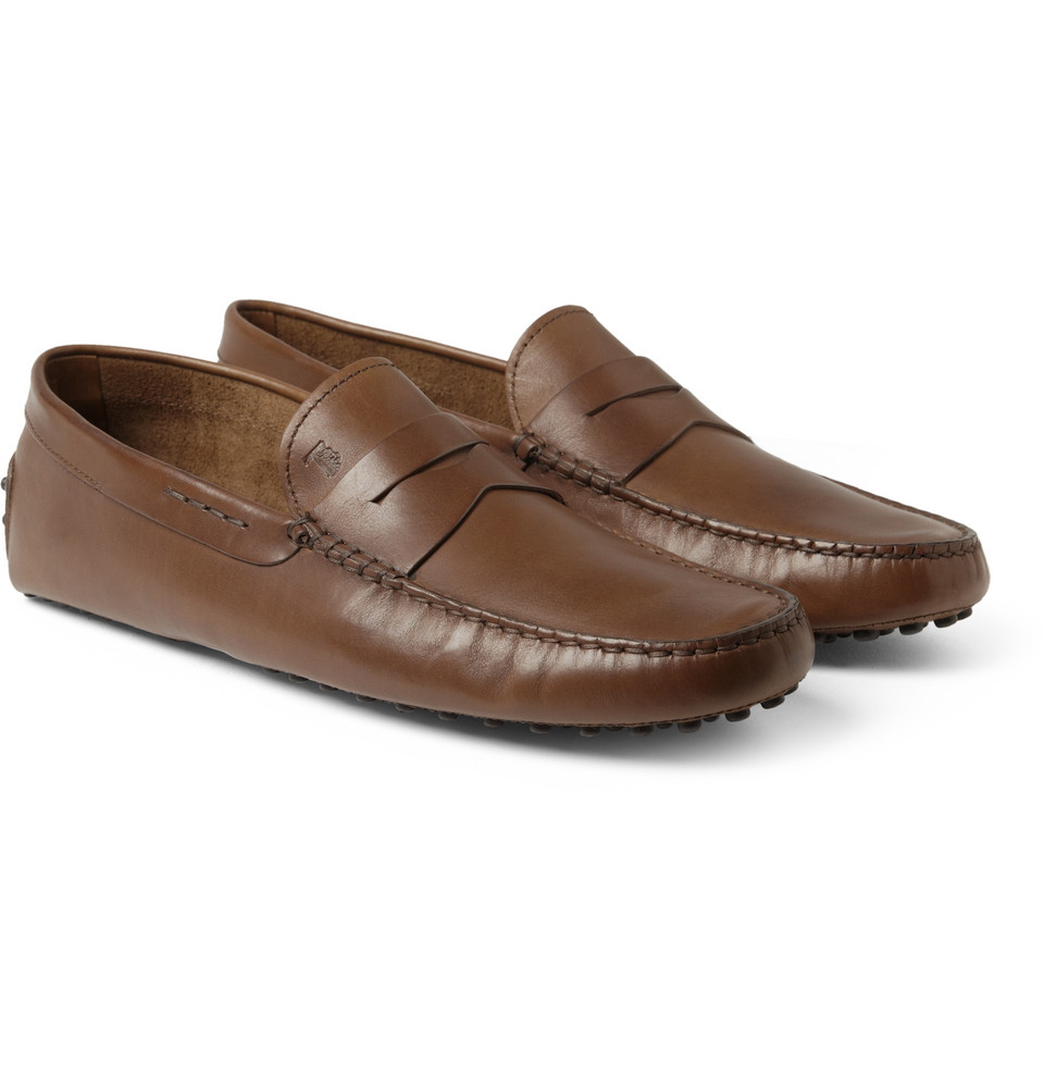 Lyst - Tod's Gommino Leather Driving Shoes in Brown for Men