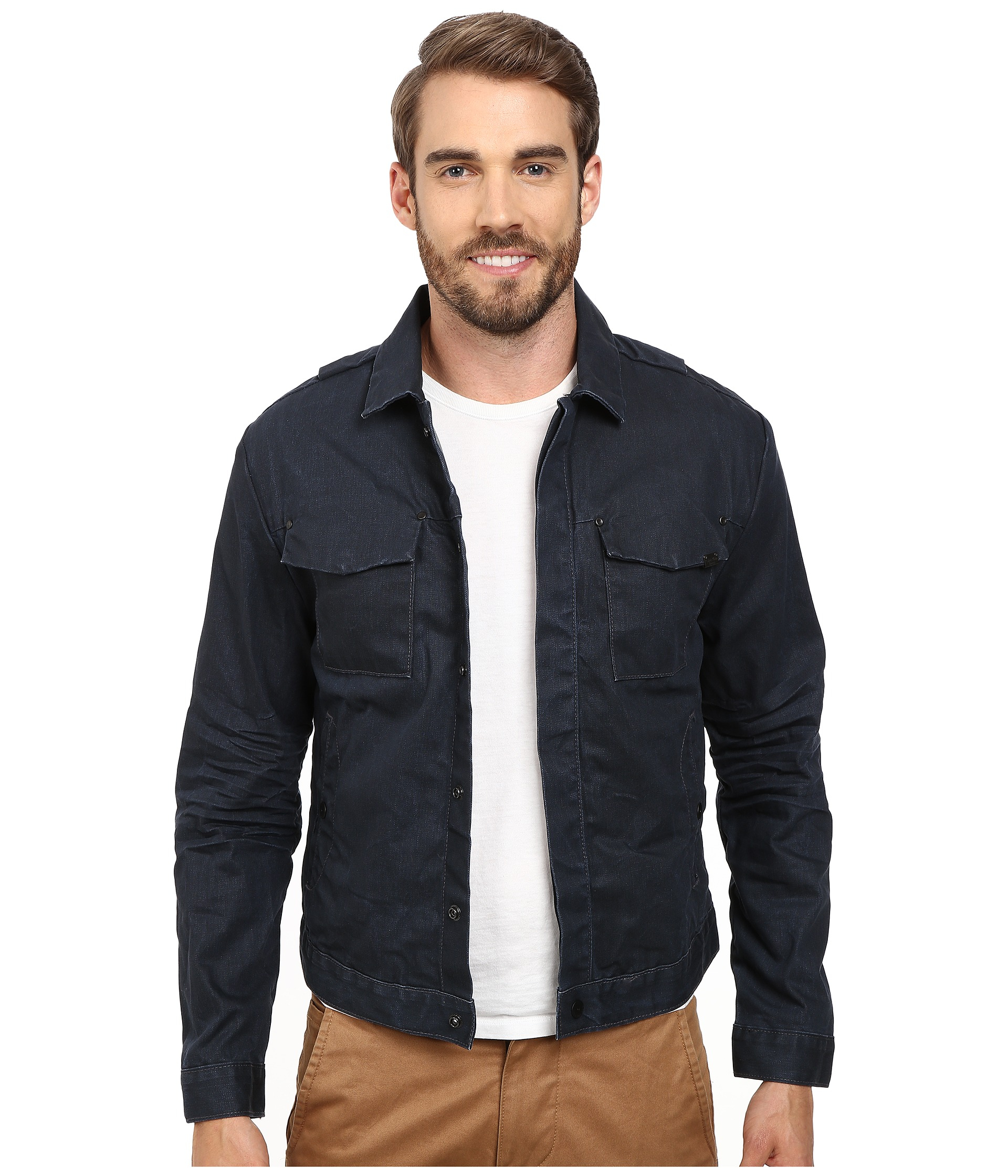 Calvin klein jeans Petrol Jacket (denim) in Blue for Men | Lyst