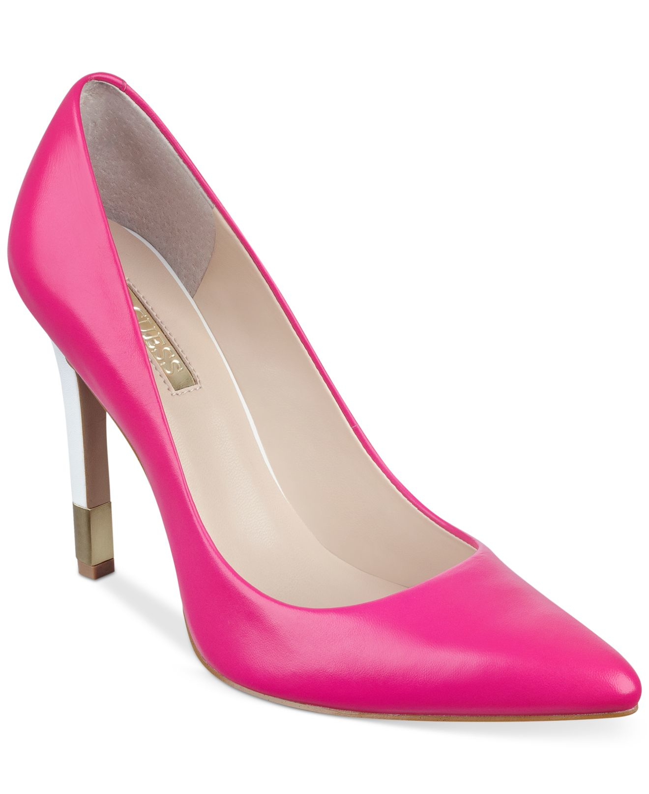 Lyst - Guess Babbitta Pointed-toe Pumps in Pink