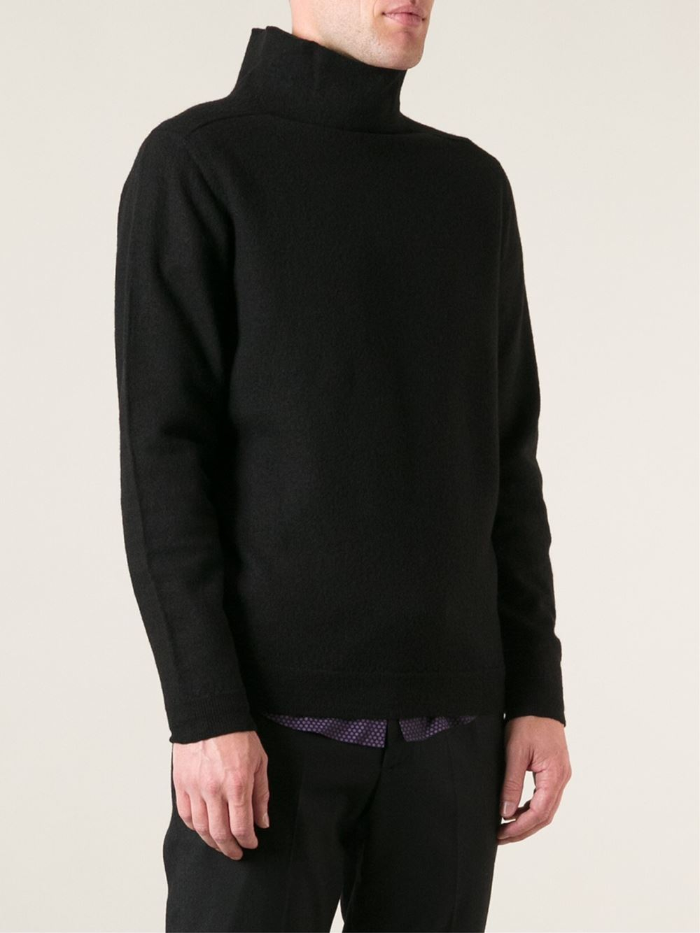 Lyst - Hugo Somon Sweater in Black for Men