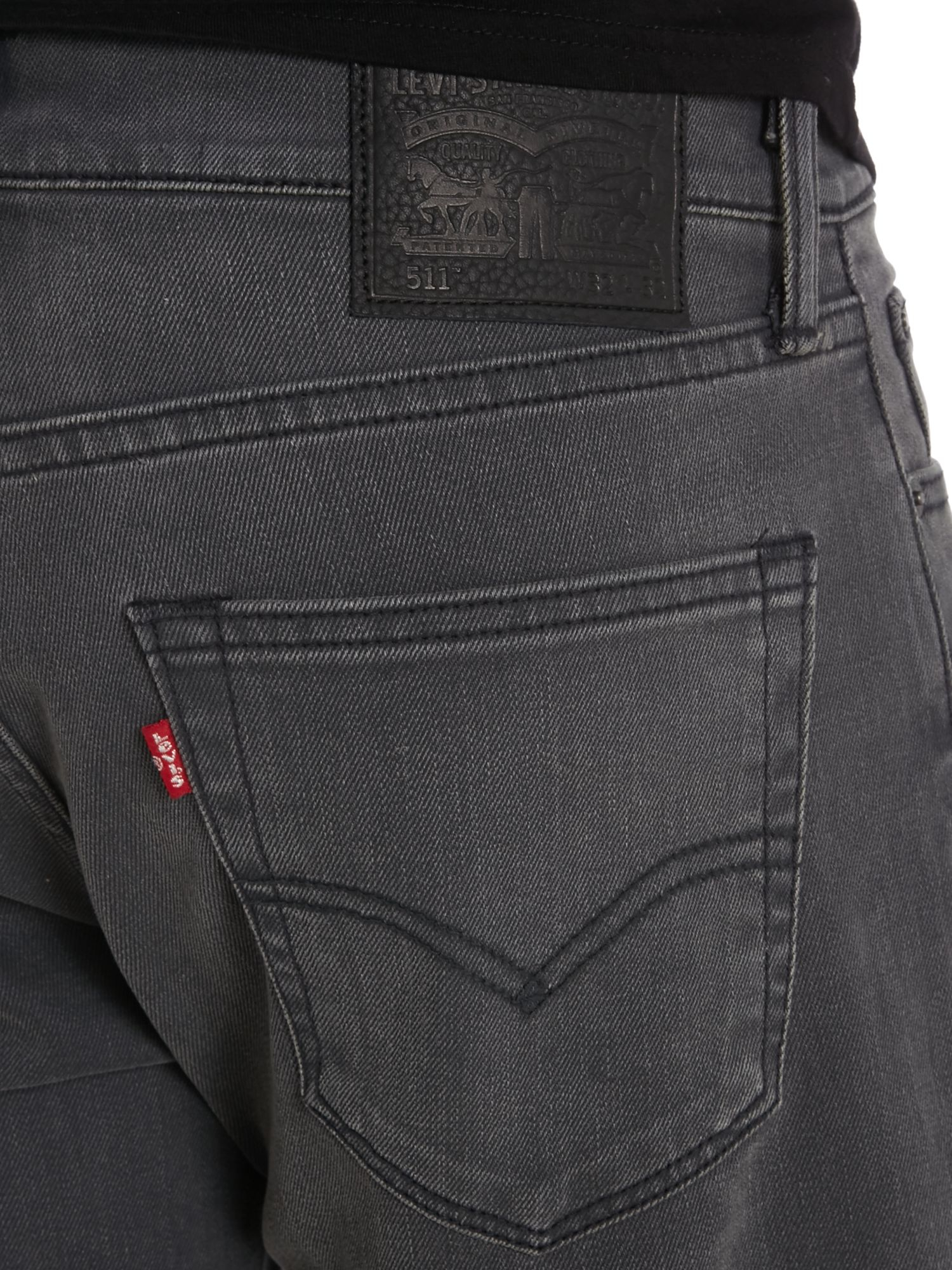 Levi's 511 Slim Fit Grey Joplin Jean in Blue for Men | Lyst