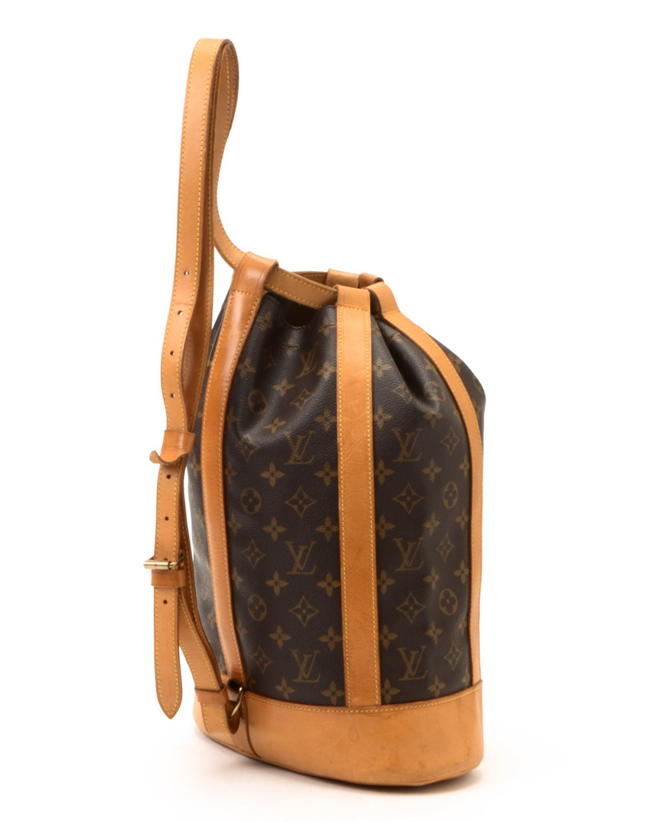 Lyst - Louis Vuitton Randonnee Pm Backpack in Brown