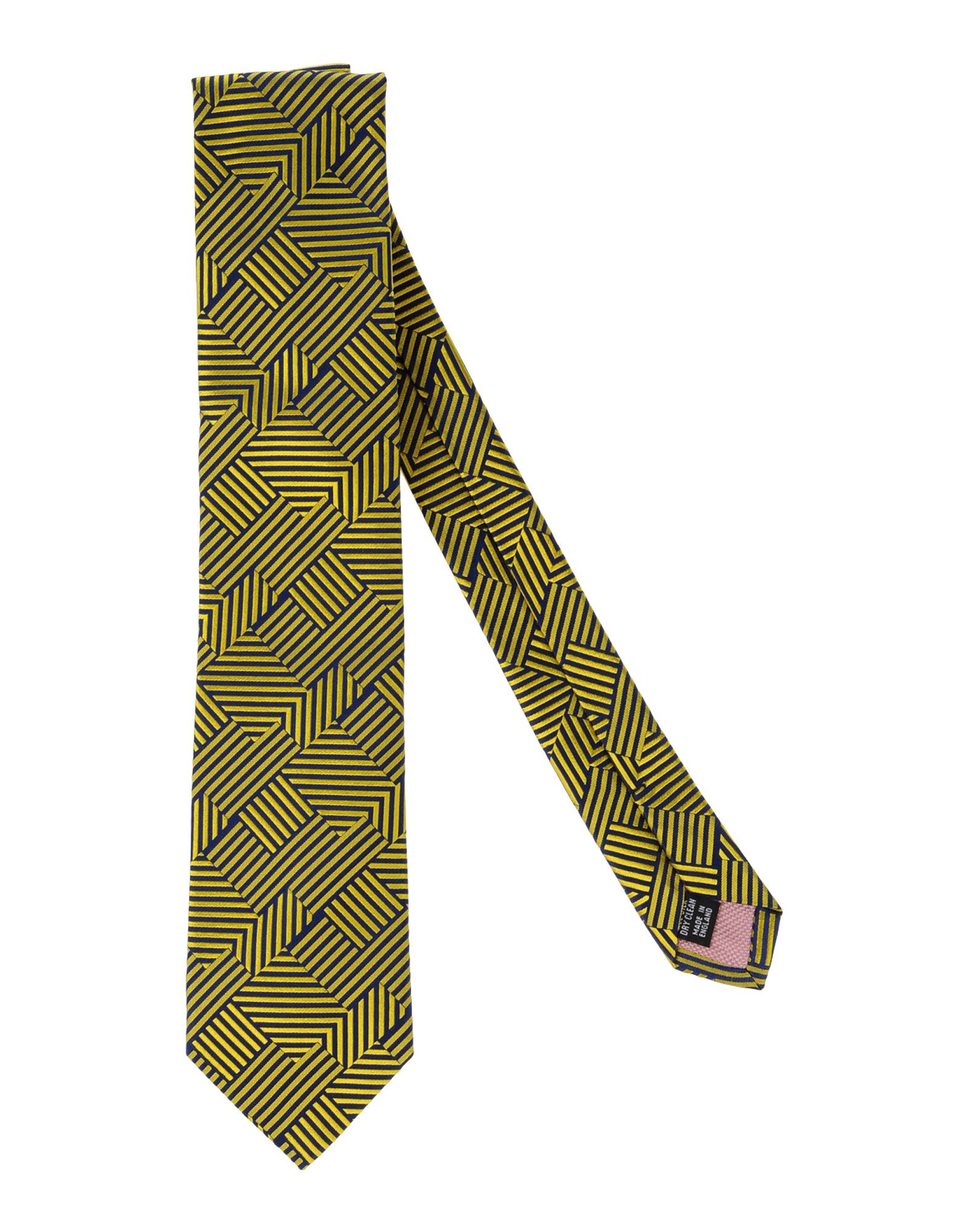 Lyst - Thomas Pink Tie in Yellow for Men