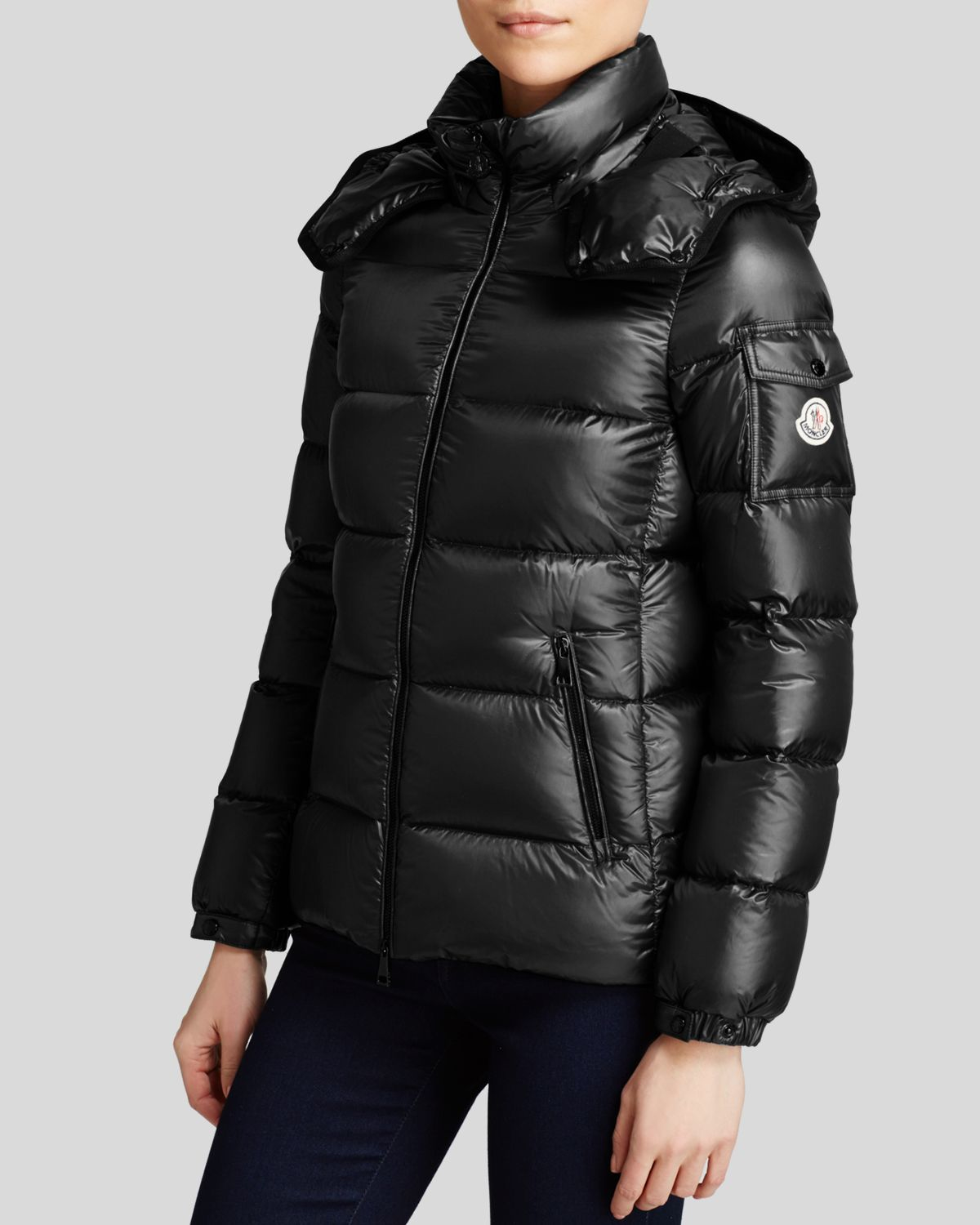 Lyst - Moncler Berre Quilted Down Shell Jacket in Gray