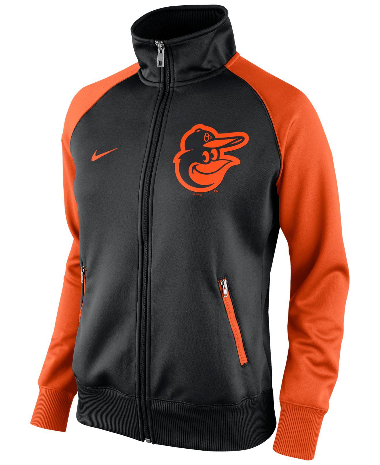 Lyst Nike Women's Baltimore Orioles Track Jacket in Black