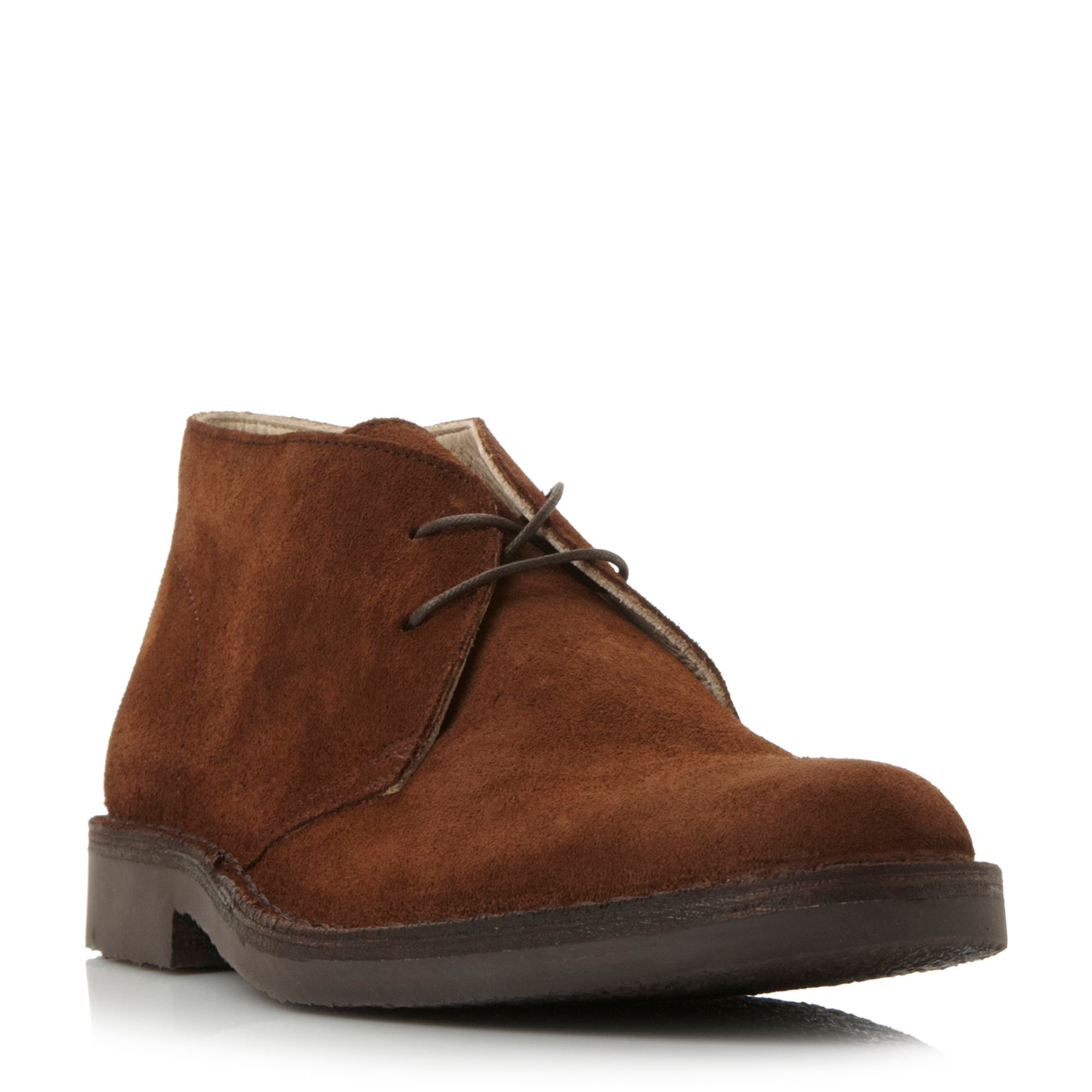 Loake Sahara Suede Desert Boots in Brown for Men | Lyst