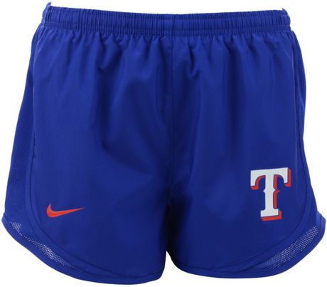 Nike Womens Texas Rangers Drifit Tempo Shorts in Blue (RoyalBlue) | Lyst