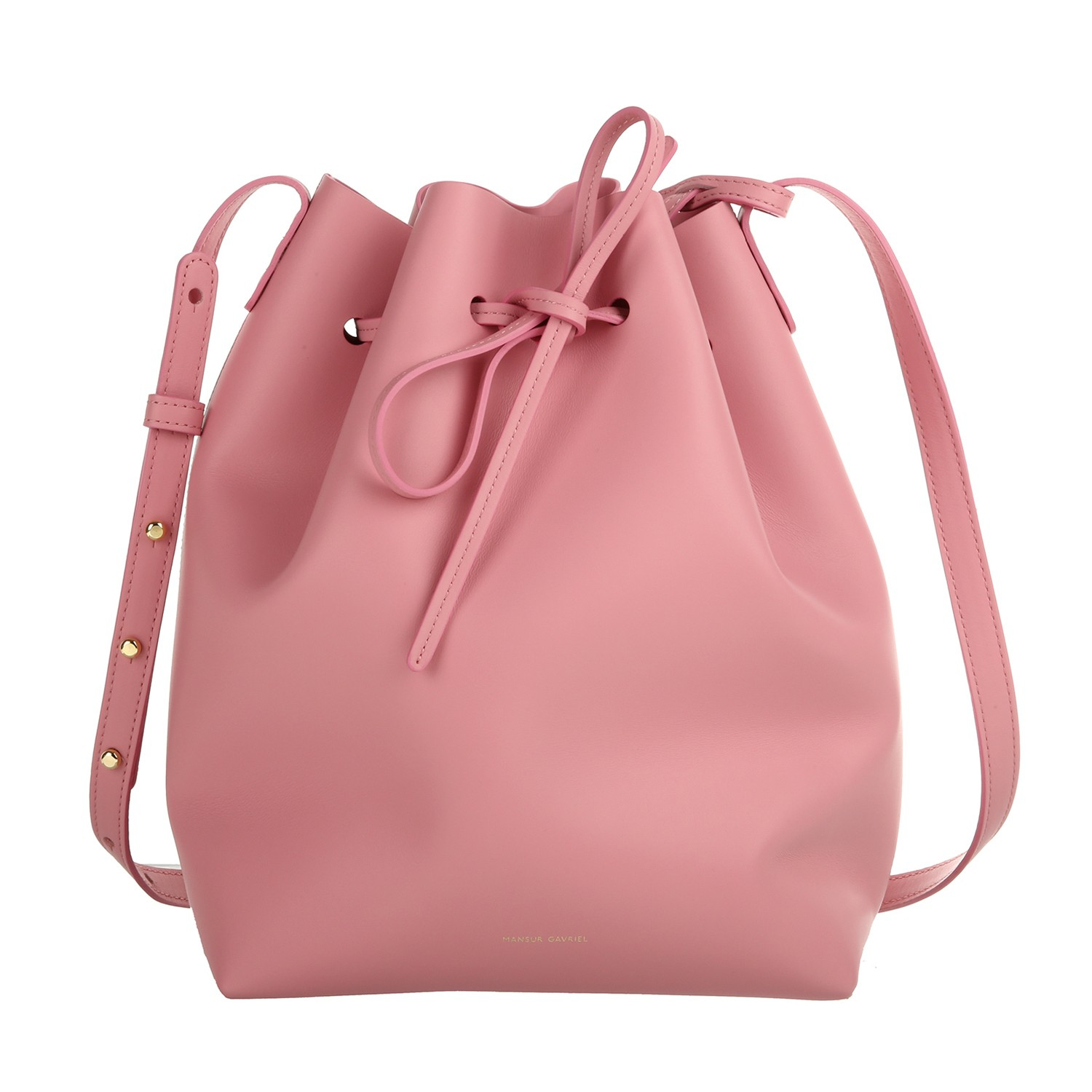 mansur gavriel mini scrunchie bag