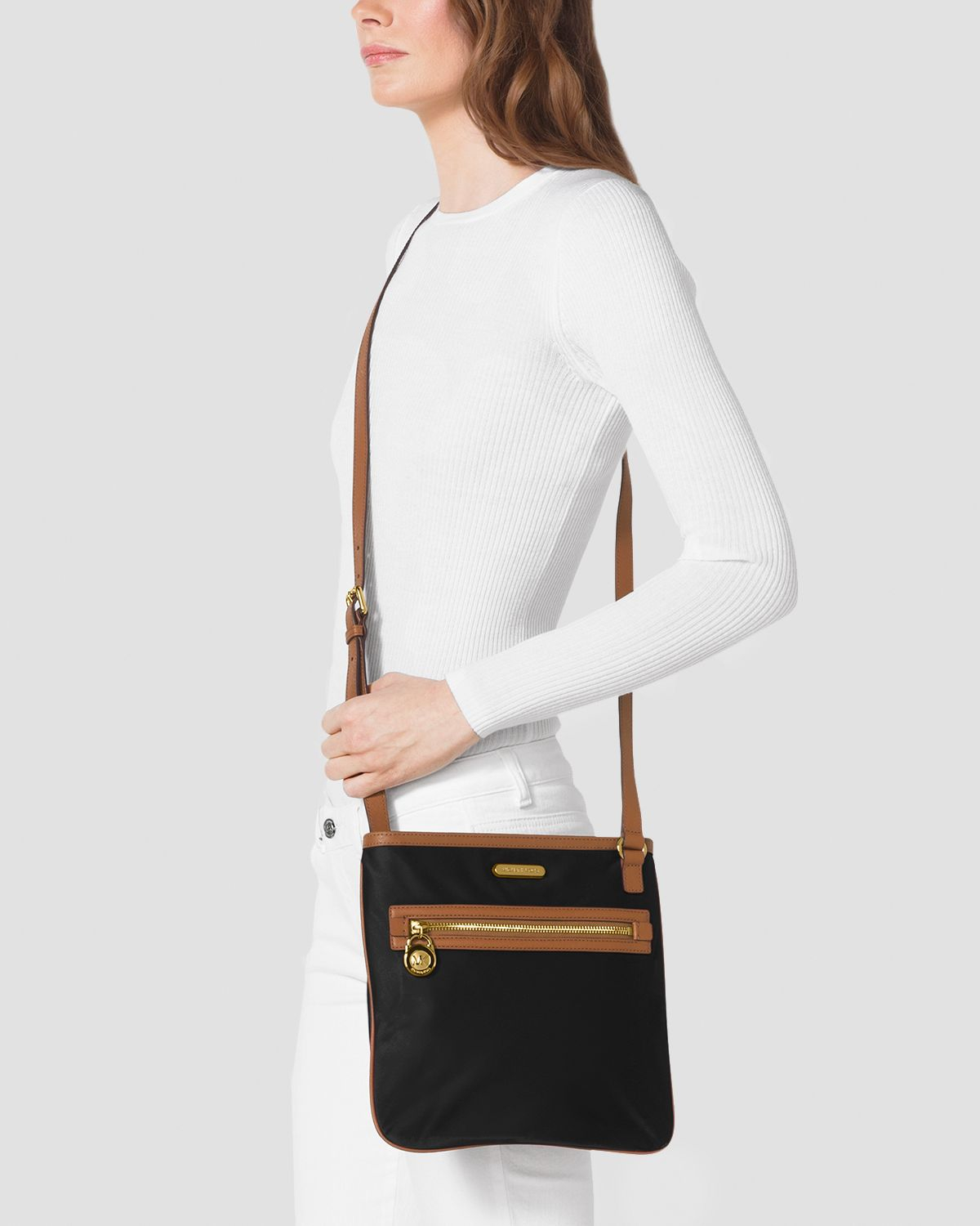 Lyst Michael Kors Crossbody Kempton Large In Blue Gallery