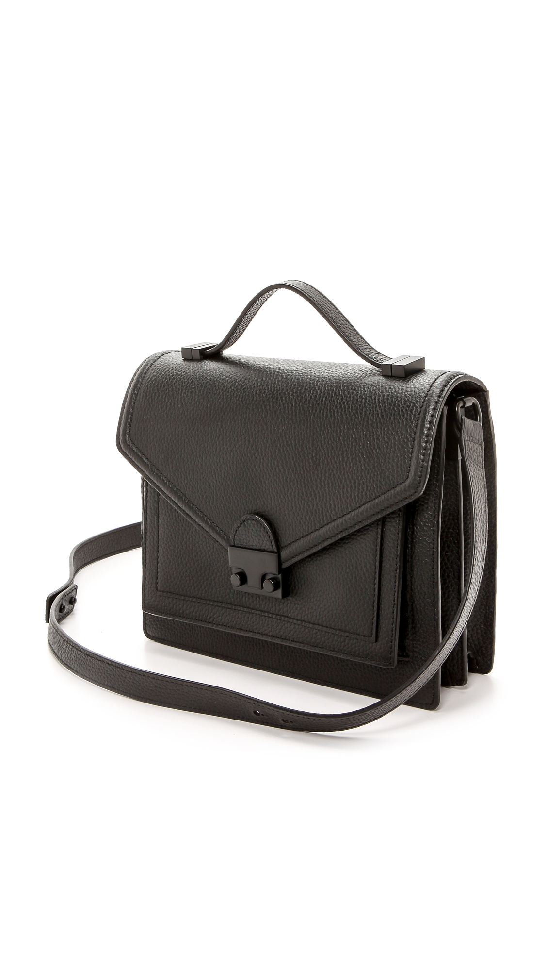 Loeffler randall Medium Rider Bag in Black Lyst