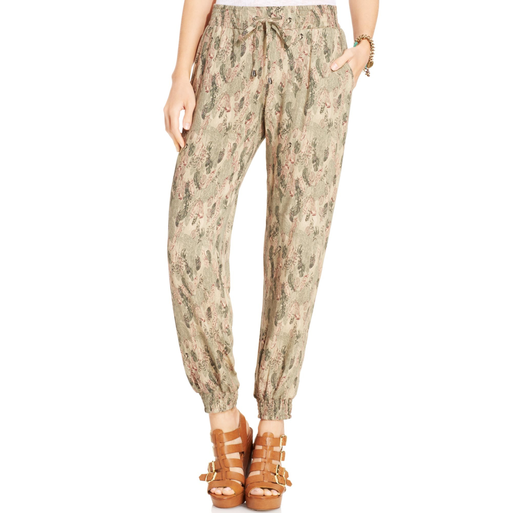 Lyst American Rag Featherprint Soft Pants
