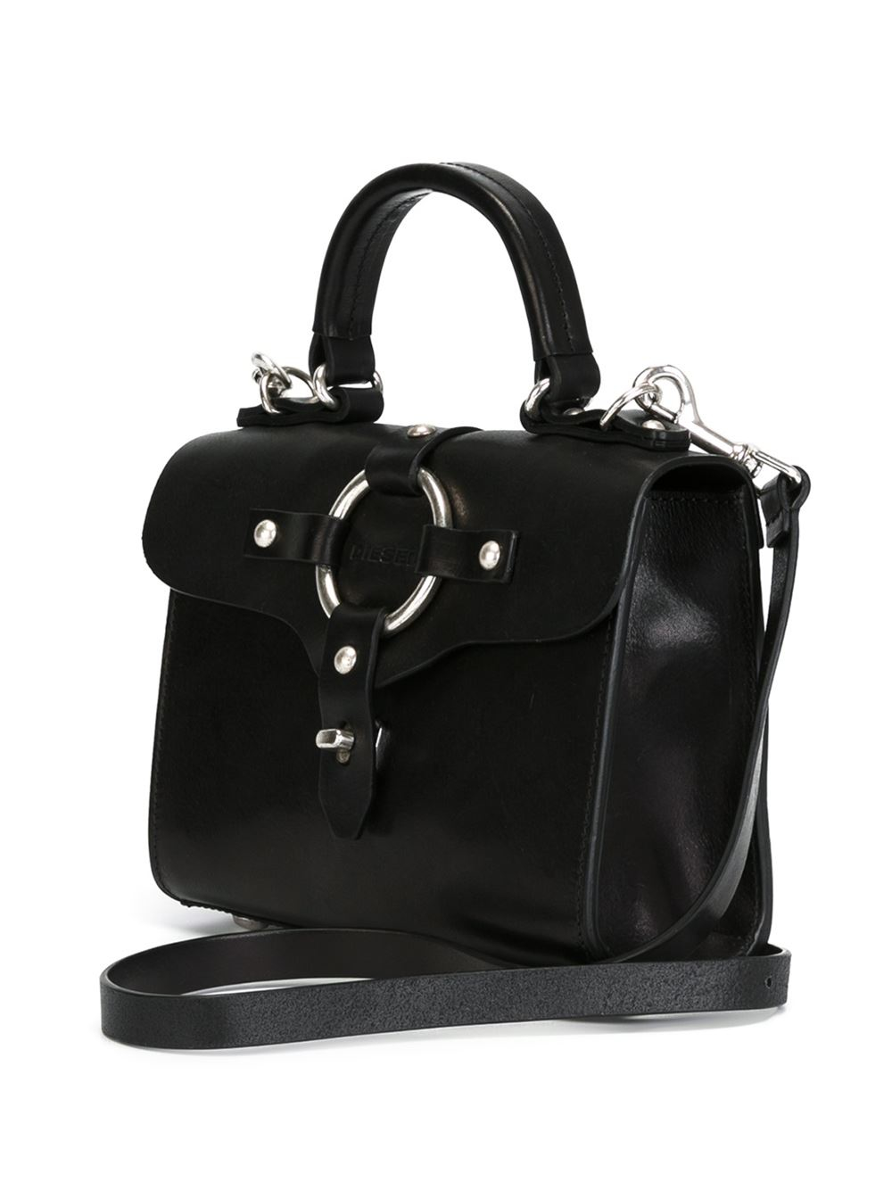 diesel black handbag
