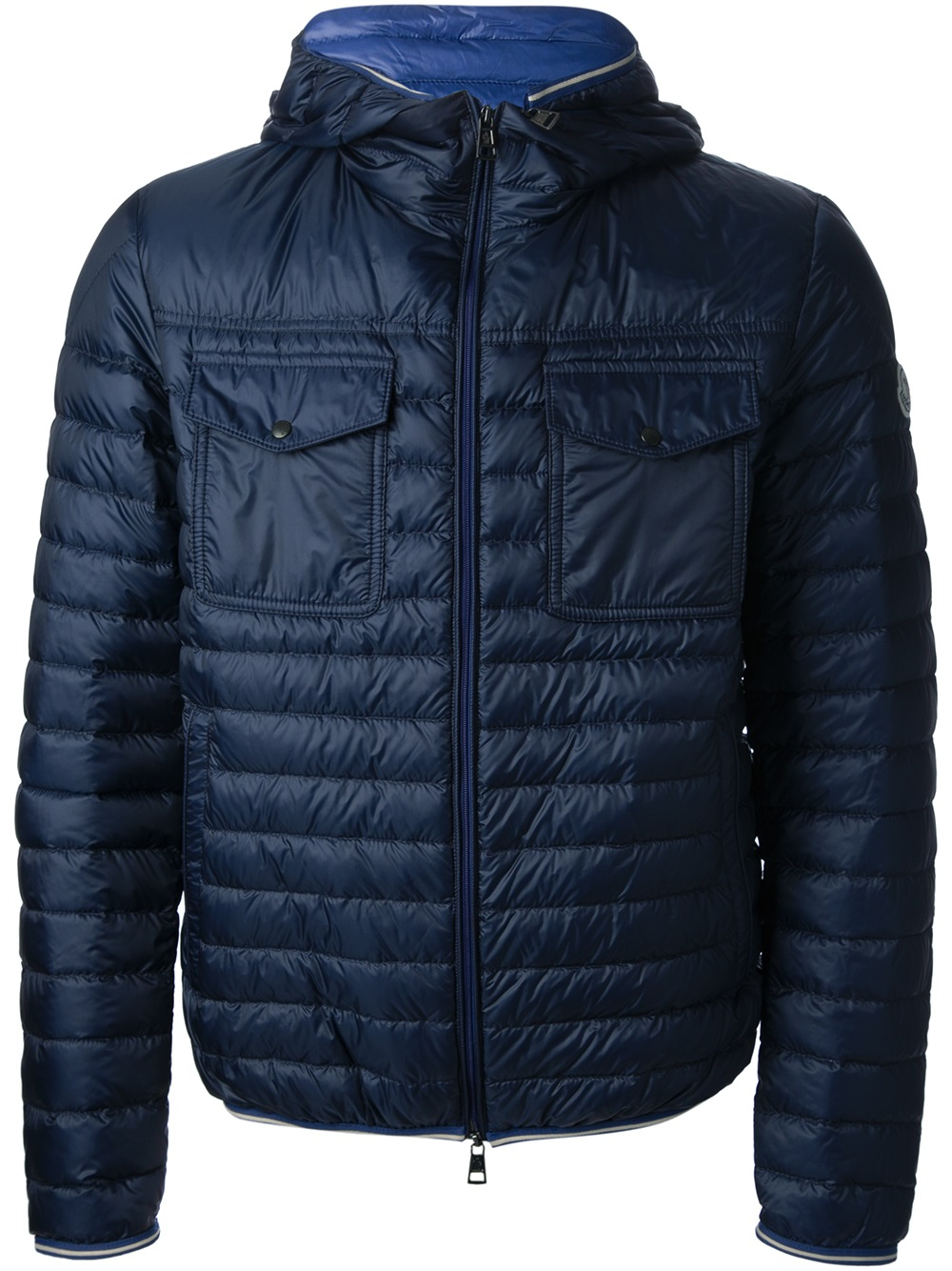 Lyst - Moncler Clovis Feather Down Jacket in Blue for Men