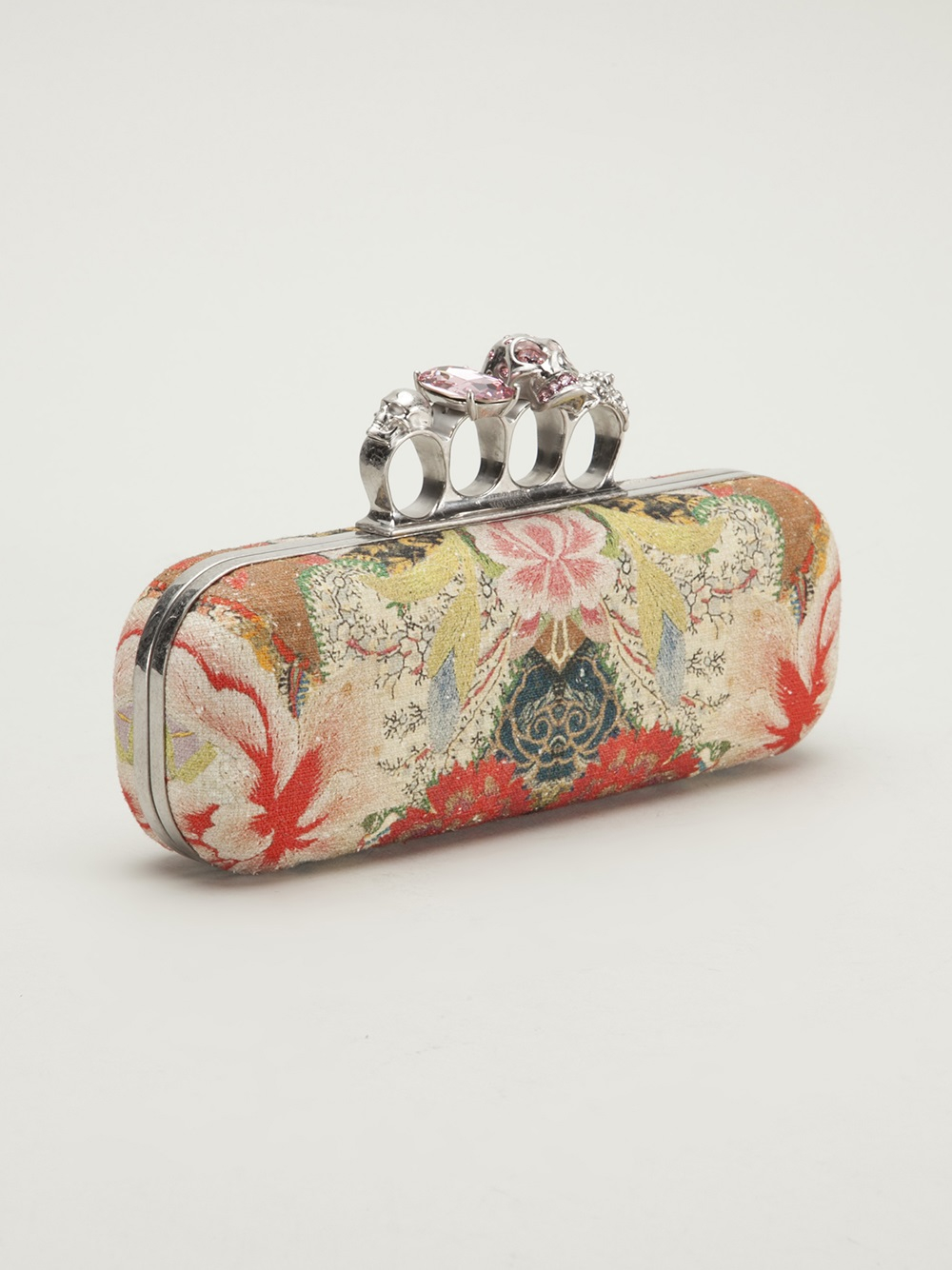 Lyst Alexander mcqueen Knuckle Box Clutch