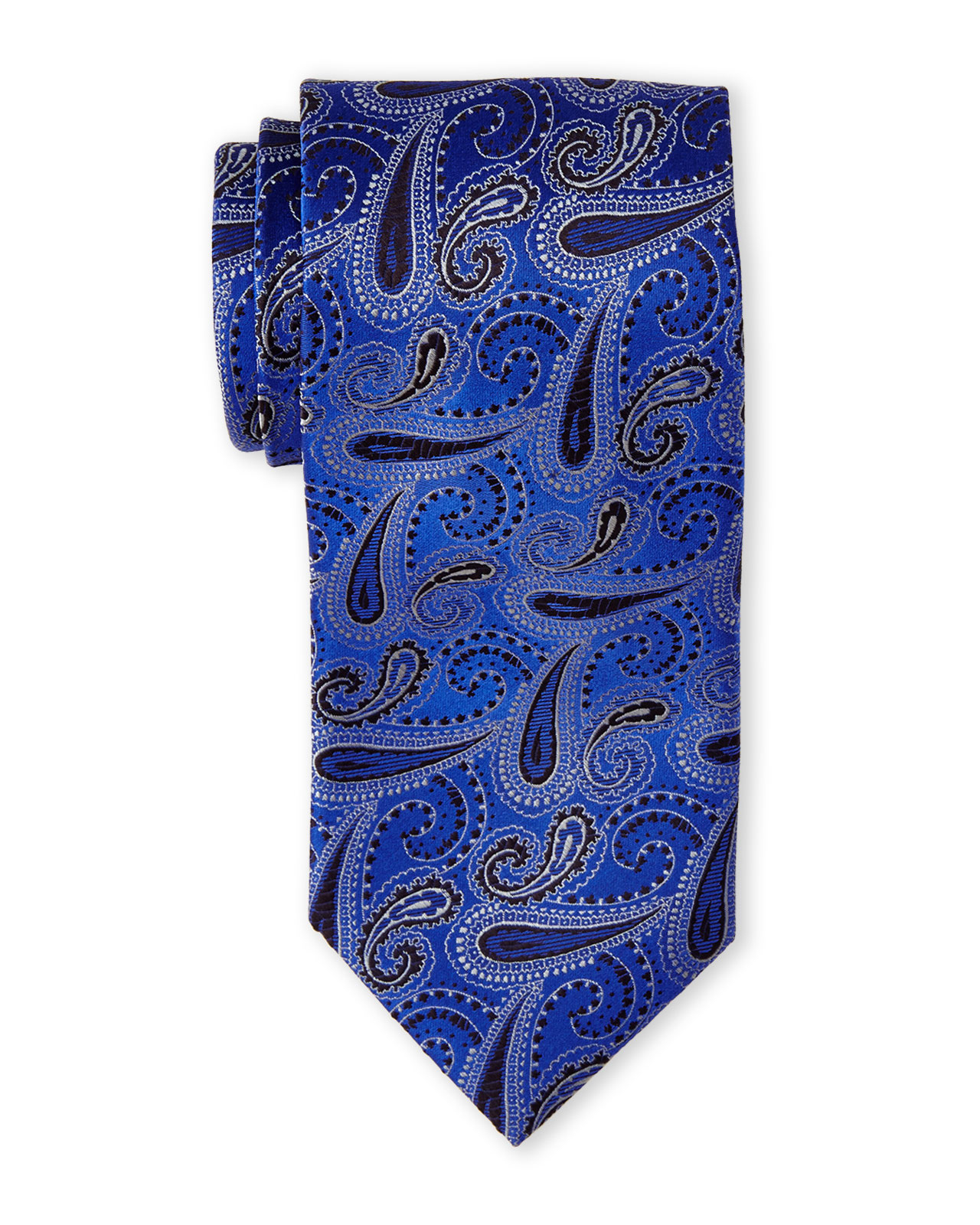Brioni Royal Blue Paisley Silk Tie in Blue for Men (Royal Blue) | Lyst