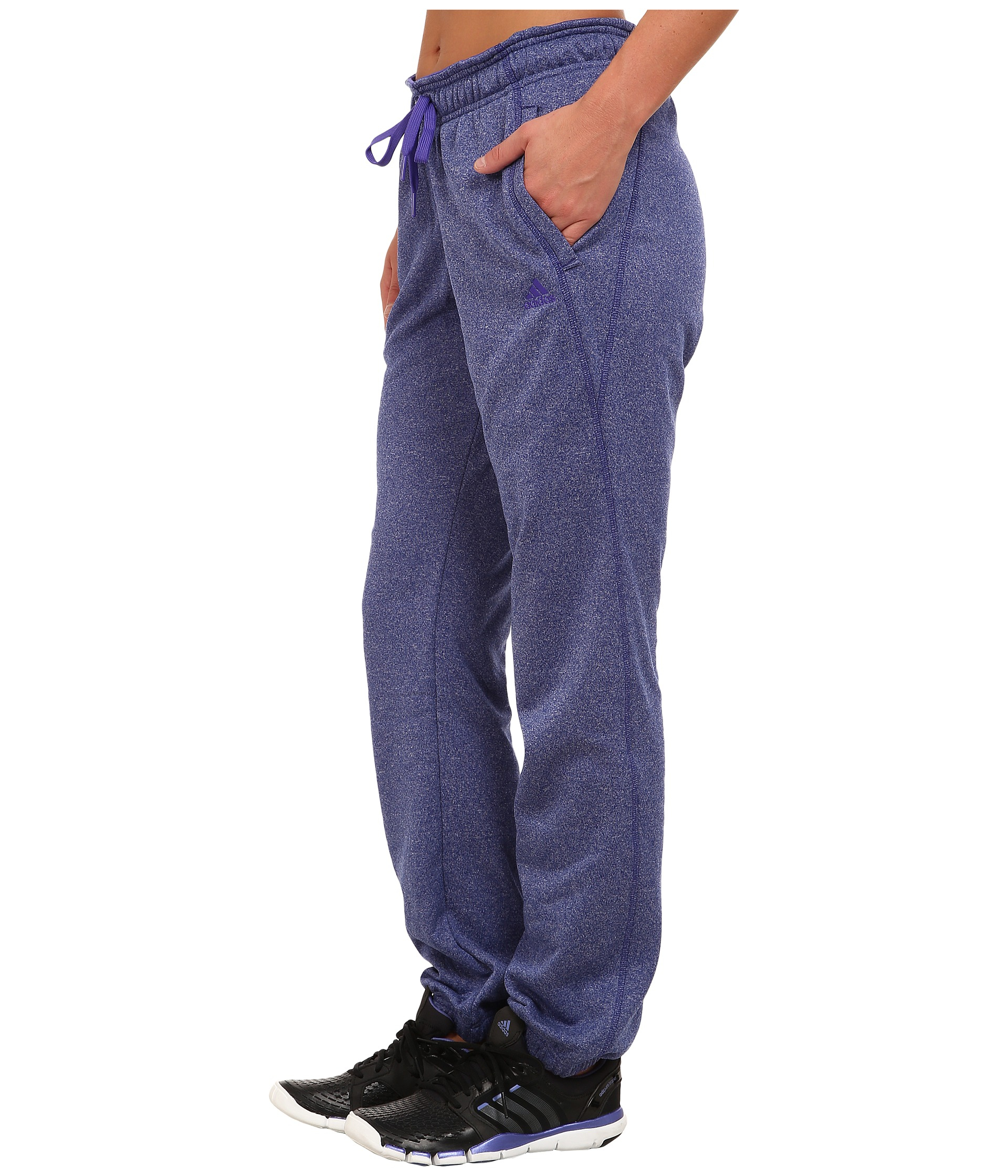 adidas purple stripe pants