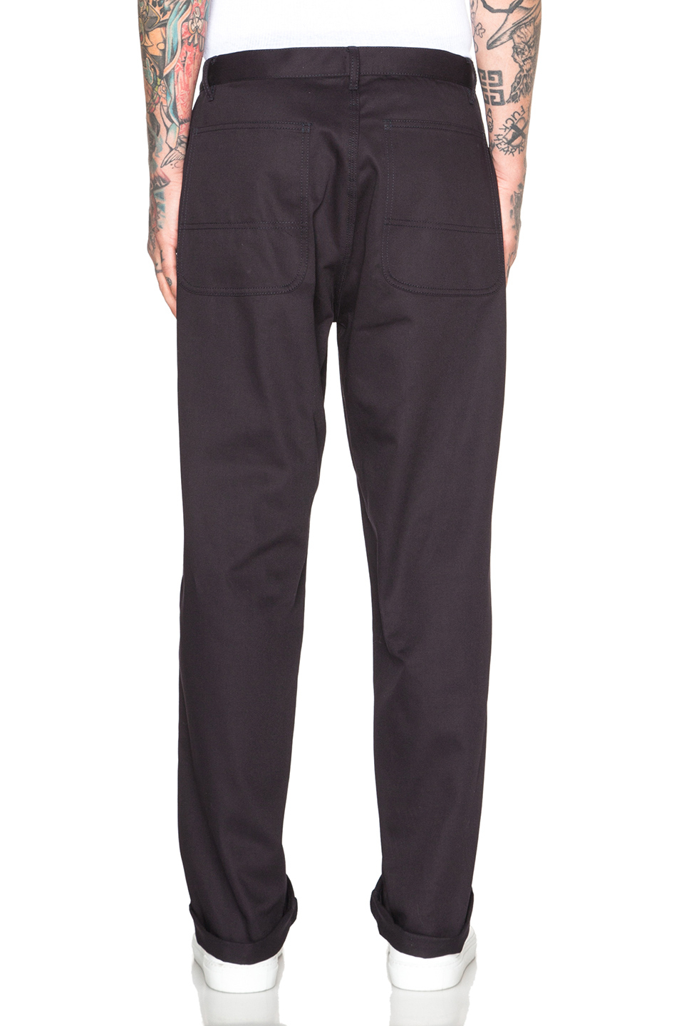 Lyst - Comme des garçons Cotton Gabardine Slouch Pants in Blue