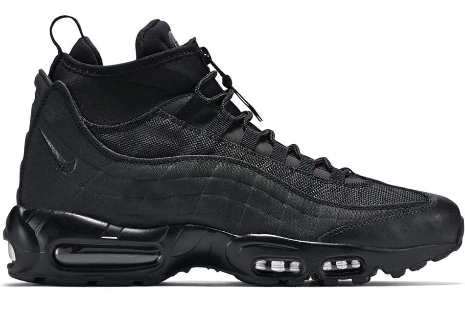 air max sneakerboot black