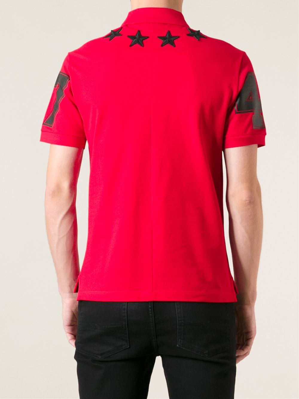 Givenchy Polo Shirt in Red for Men | Lyst
