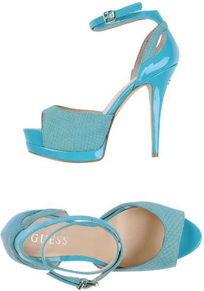 Guess Sandals in Blue (Turquoise)