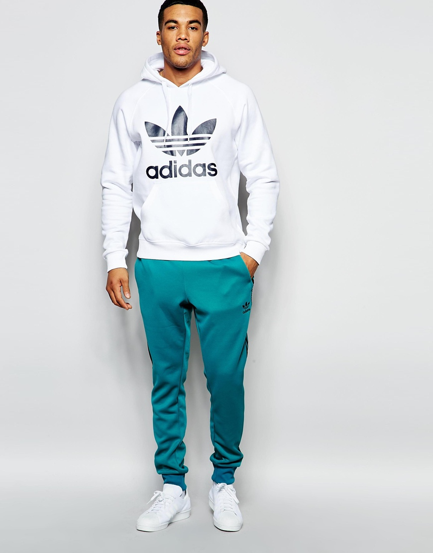 adidas white mens hoodie