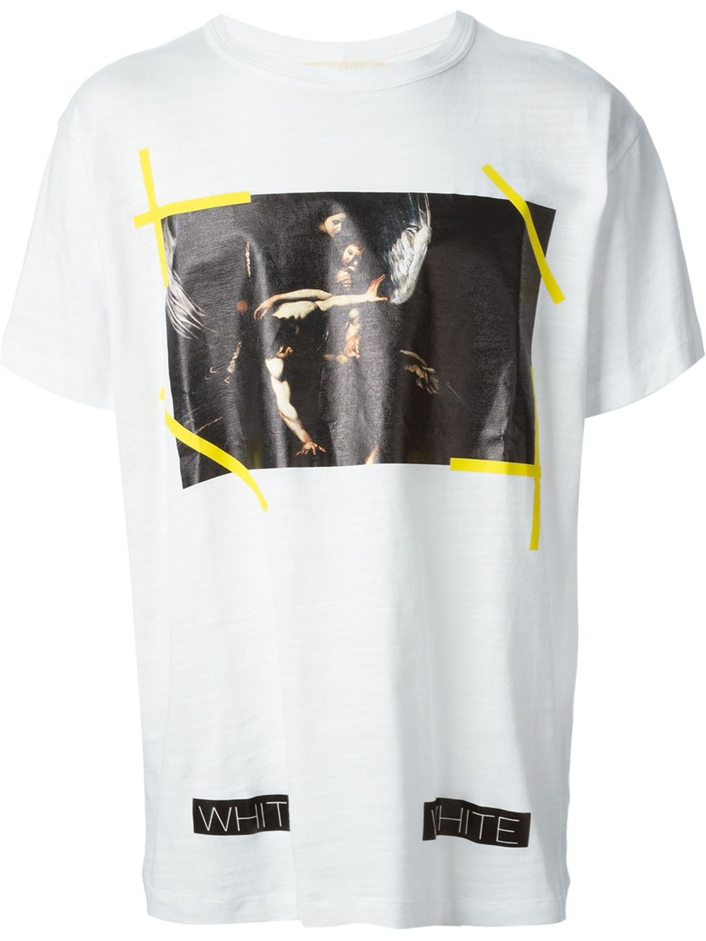 Lyst - Off-White C/O Virgil Abloh Caravaggio-Print T-Shirt in White for Men