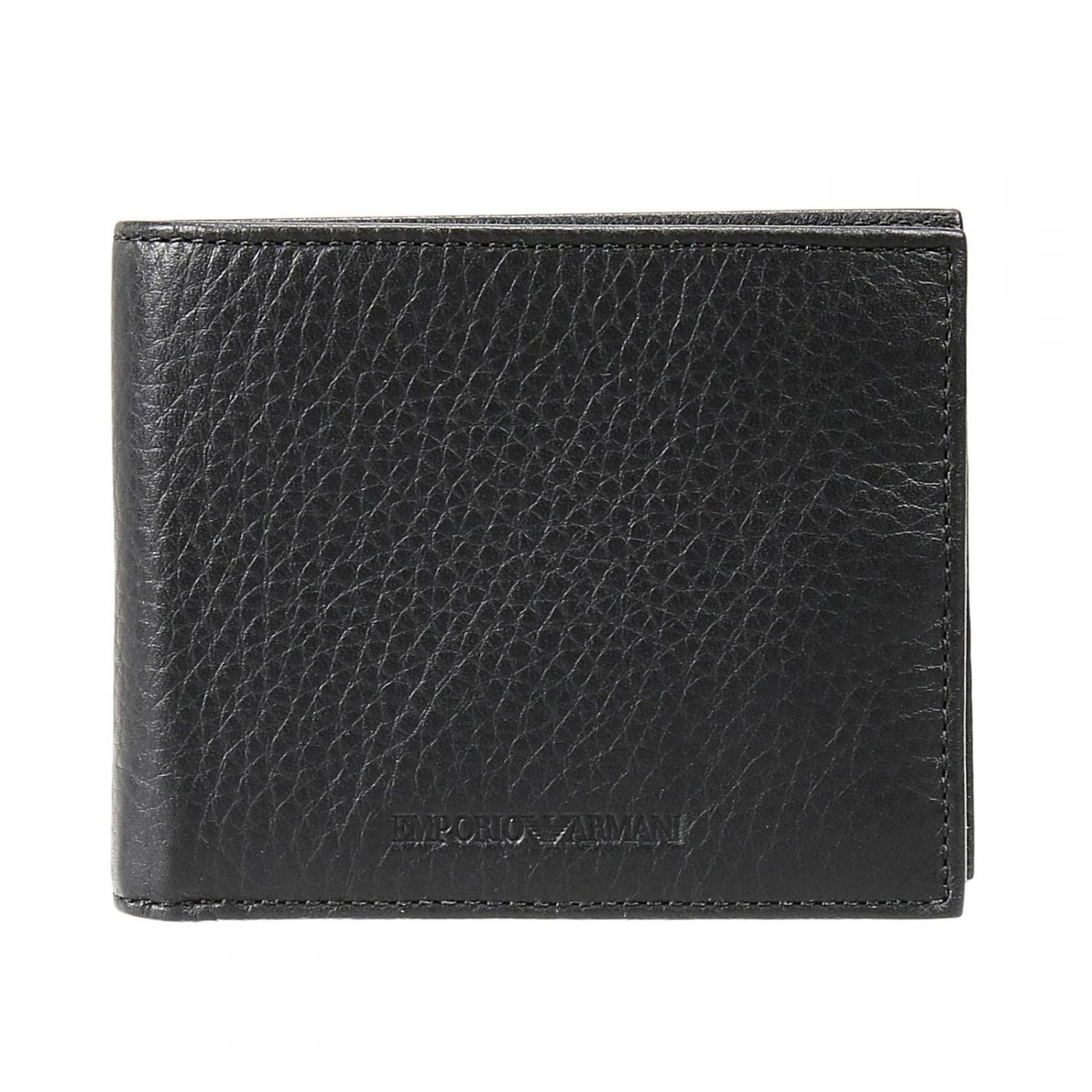 Emporio armani Wallet in Black for Men | Lyst