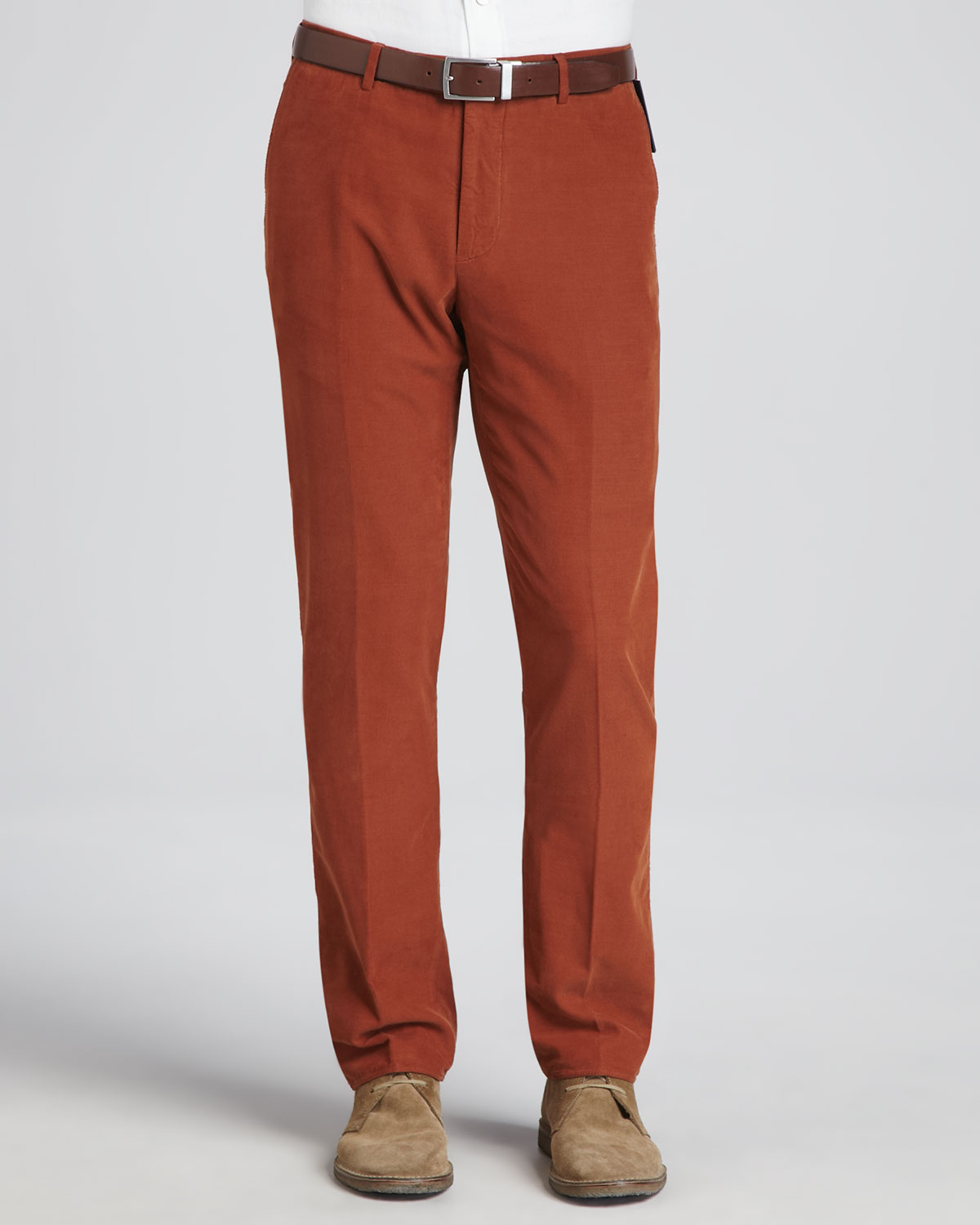 Incotex Fine-wale Corduroy Pants in Brown for Men | Lyst