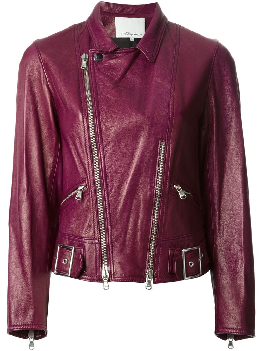 Lyst 3.1 Phillip Lim Sculpted Motorcycle Jacket in Pink
