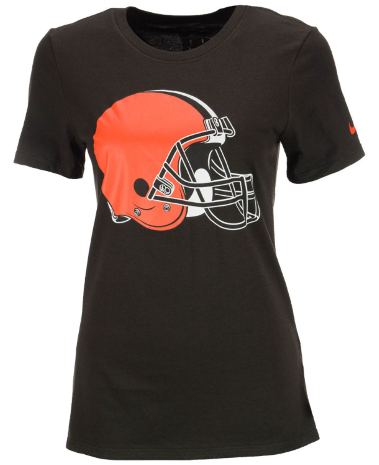 Nike Women's Cleveland Browns Logo Tshirt in Brown Lyst