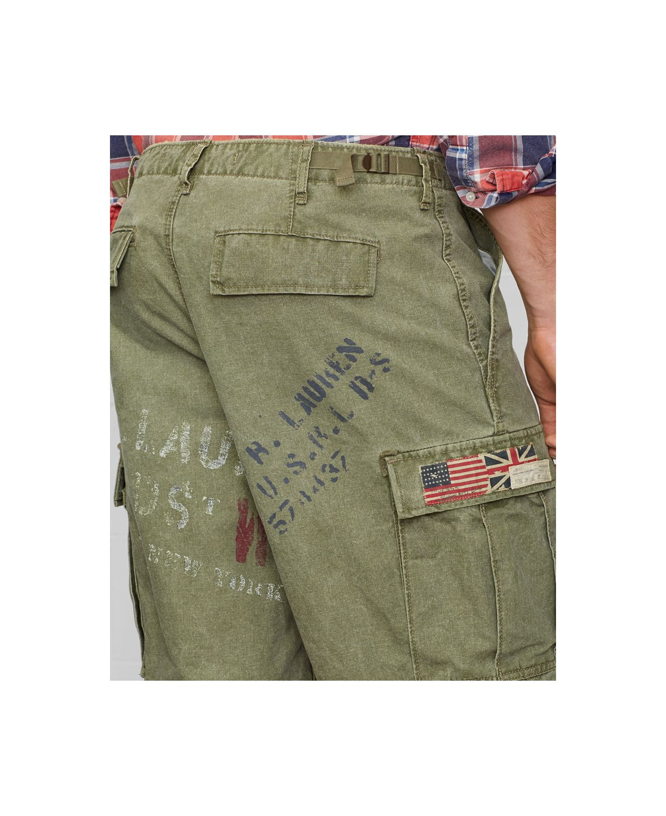 ralph lauren men's cargo shorts