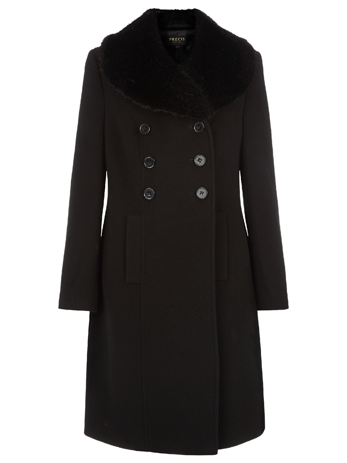 : Online Shopping - Bedding, Furniture, Electronics, Jewelry, Clothing & more Classical double breasted faux fur collar swing woolen coat india