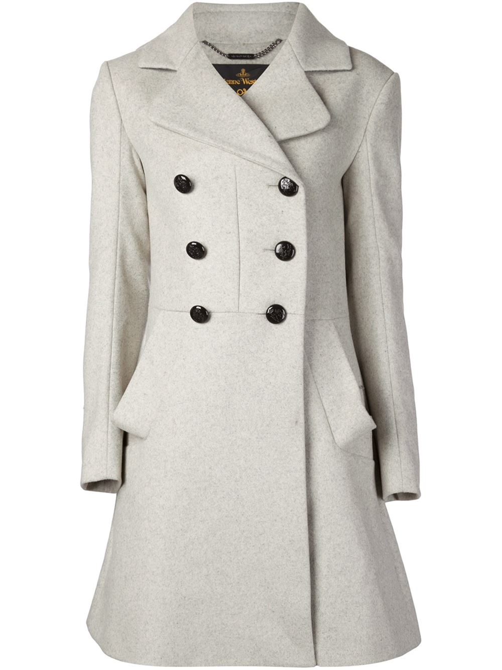 Vivienne Westwood Anglomania 'corgi' Coat in Gray (grey) | Lyst