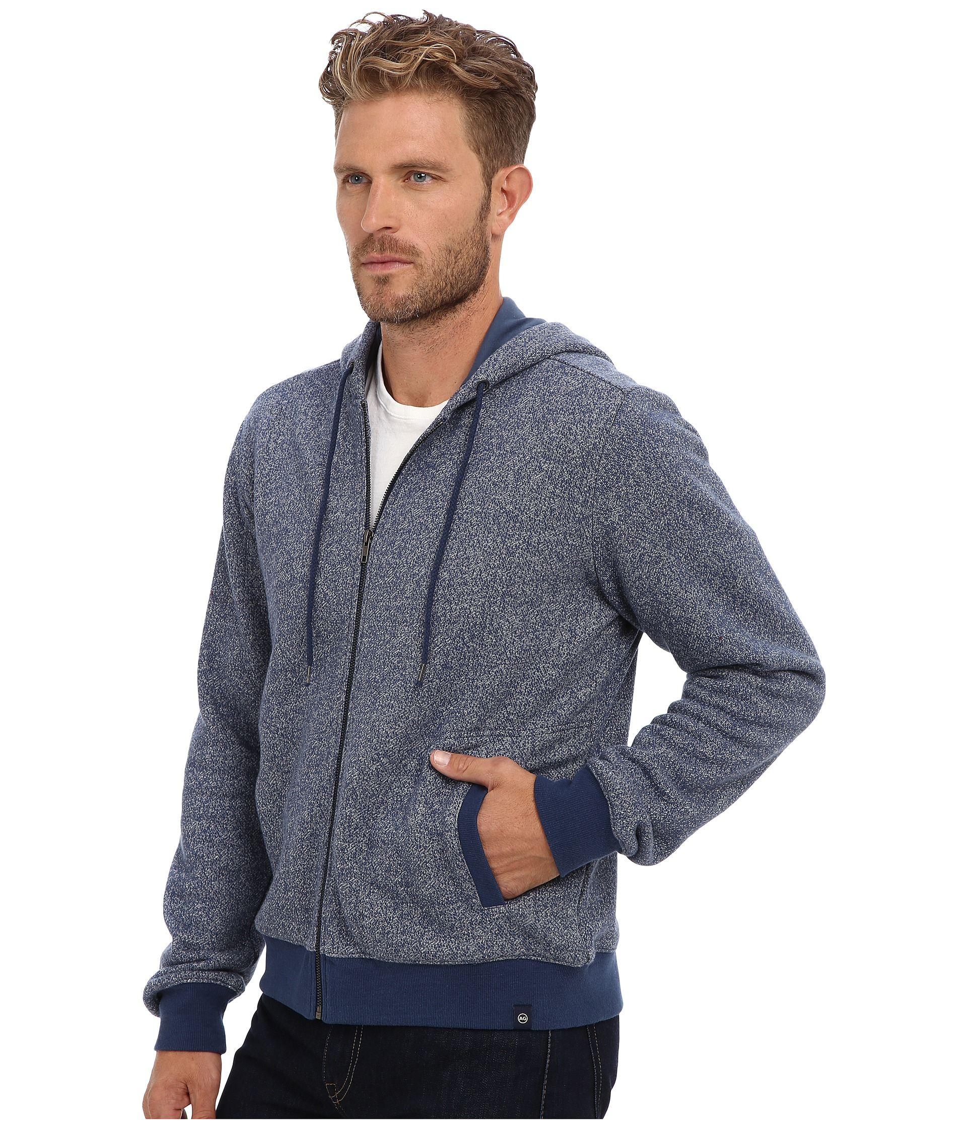 Ag adriano goldschmied Dive Hoodie in Blue for Men (Dusk Valley) | Lyst