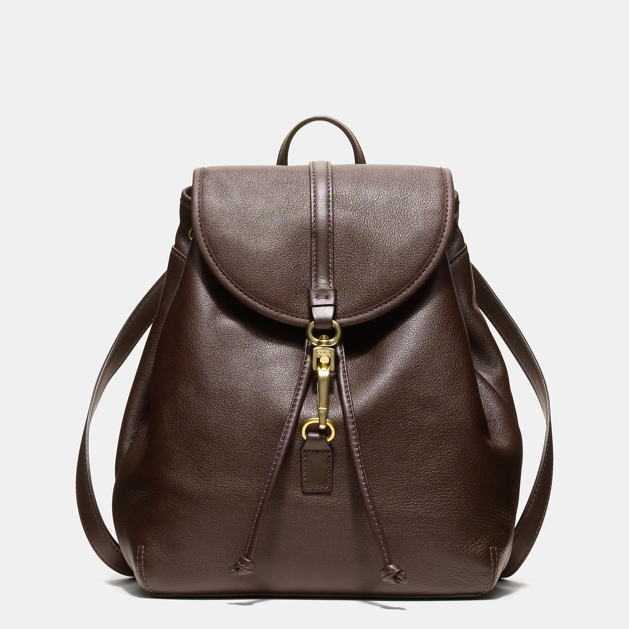COACH Studio Legacy Backpack In Leather in Brass/Mahogany (Brown) - Lyst