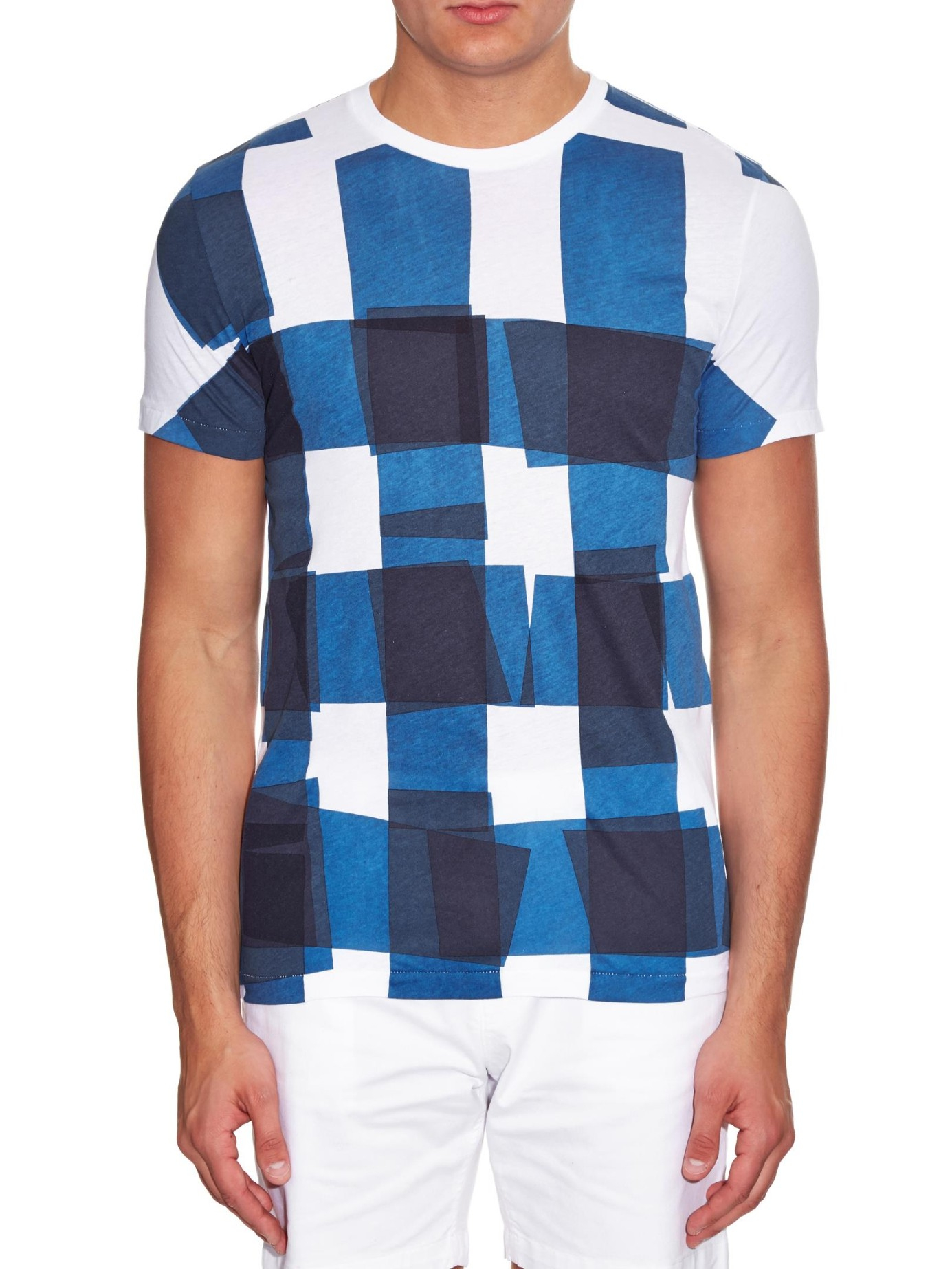 blue burberry tshirt