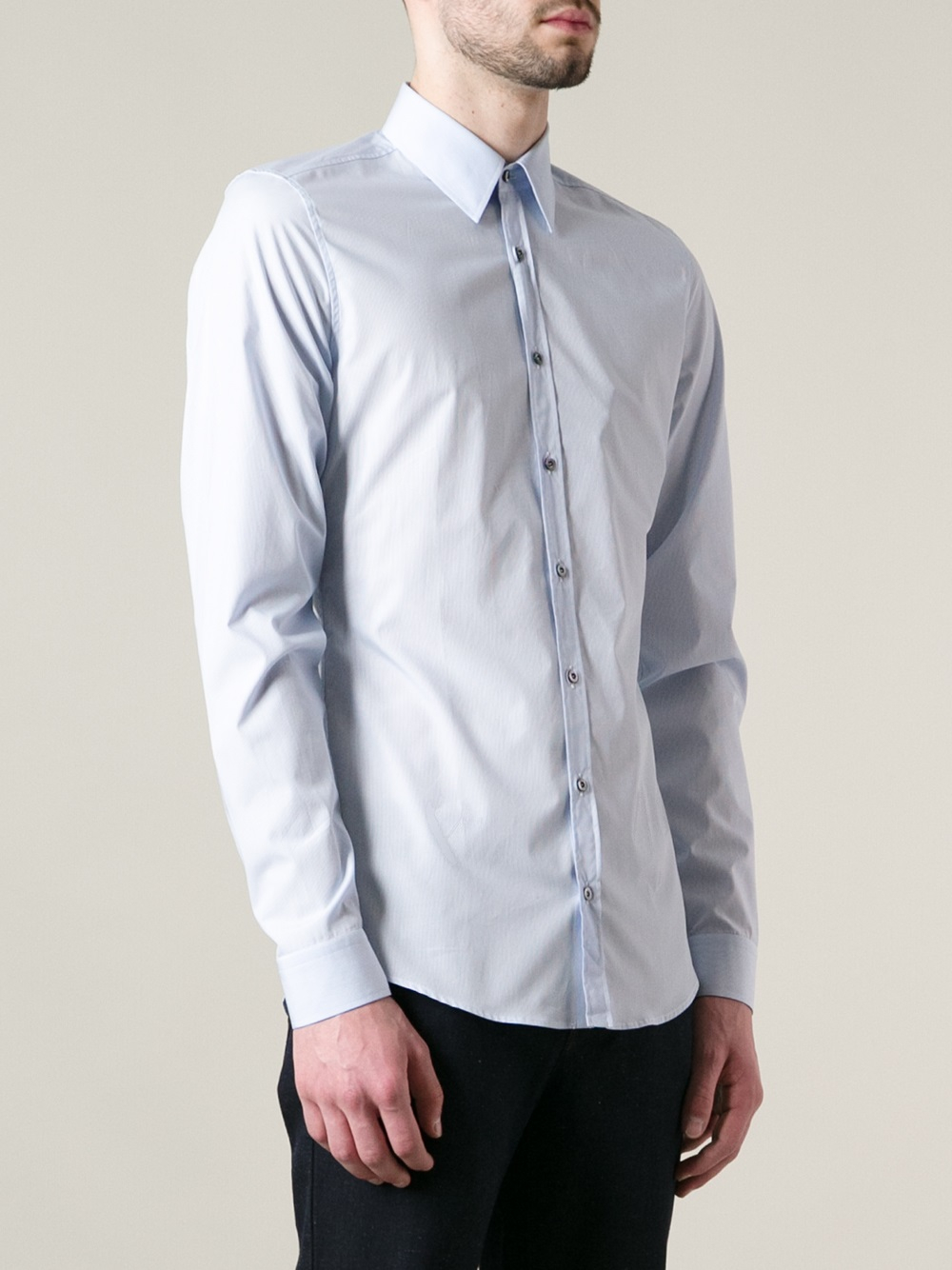 Gucci Formal Shirt in Blue for Men | Lyst