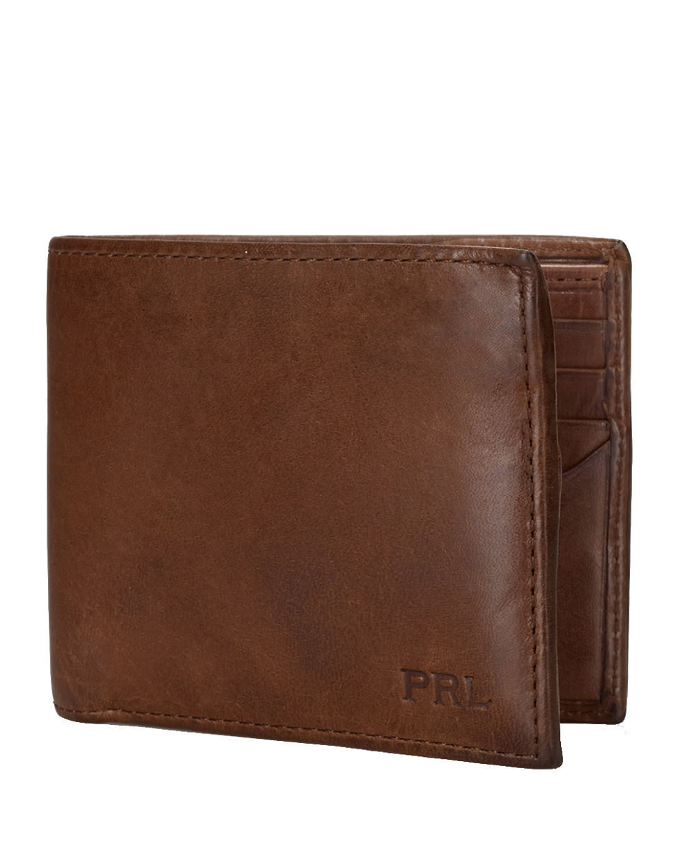 Lyst - Polo Ralph Lauren Leather Window Billfold Wallet in Brown for Men