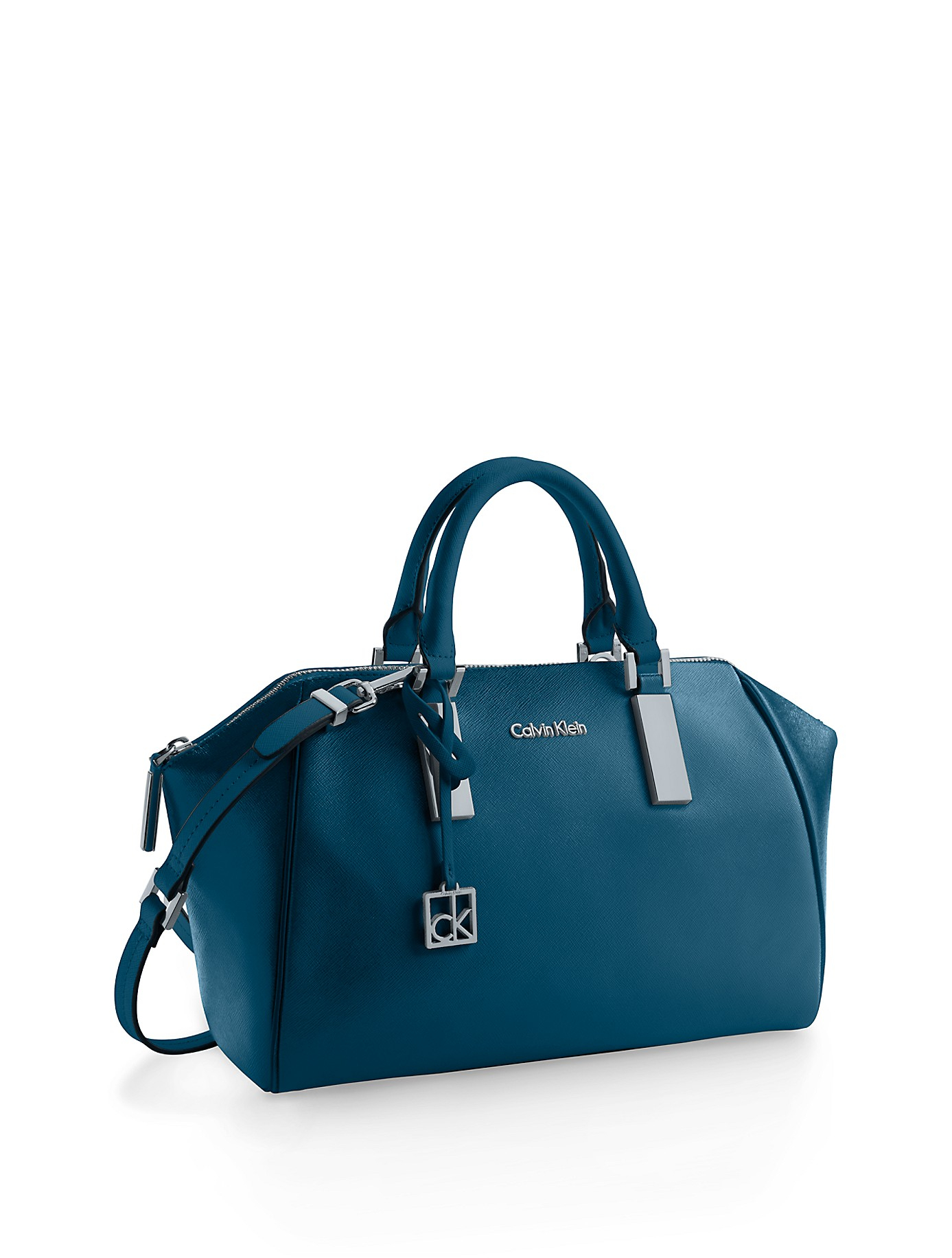 Lyst Calvin Klein White Label Scarlett Leather City Dome Satchel Gallery