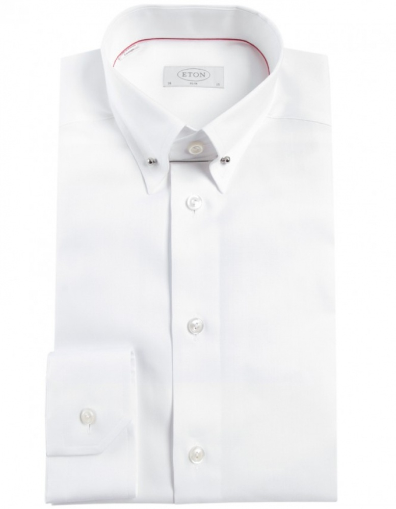 dress shirt with collar bar