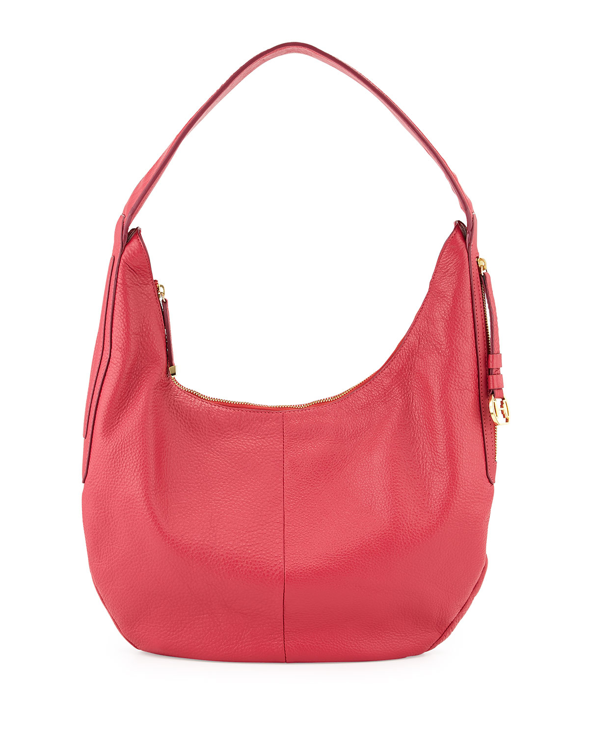 Lyst - Halston Leather Slouch Hobo Bag in Pink